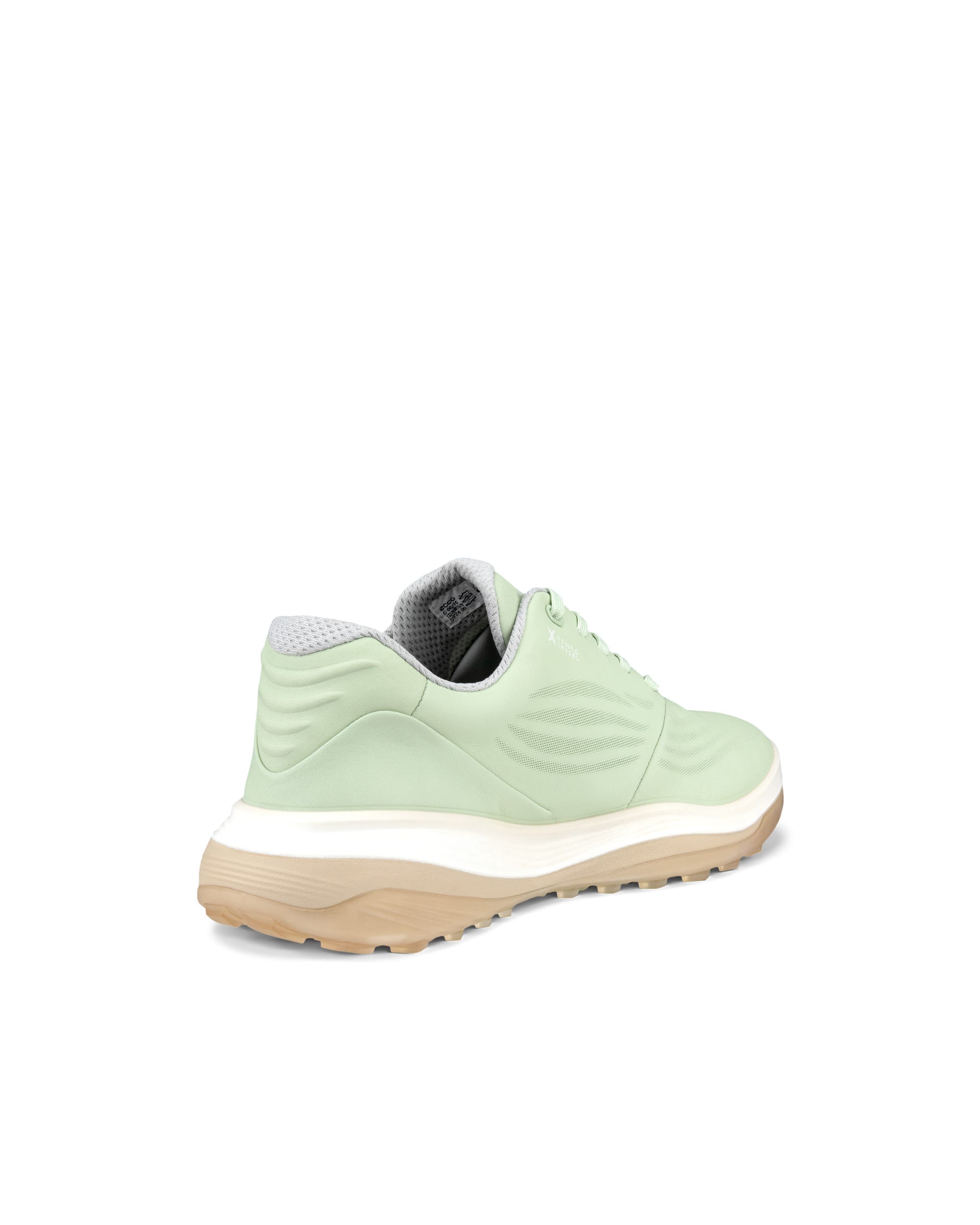 Women's ECCO® Golf LT1 Leather Waterproof Golf Shoe - Green - Back