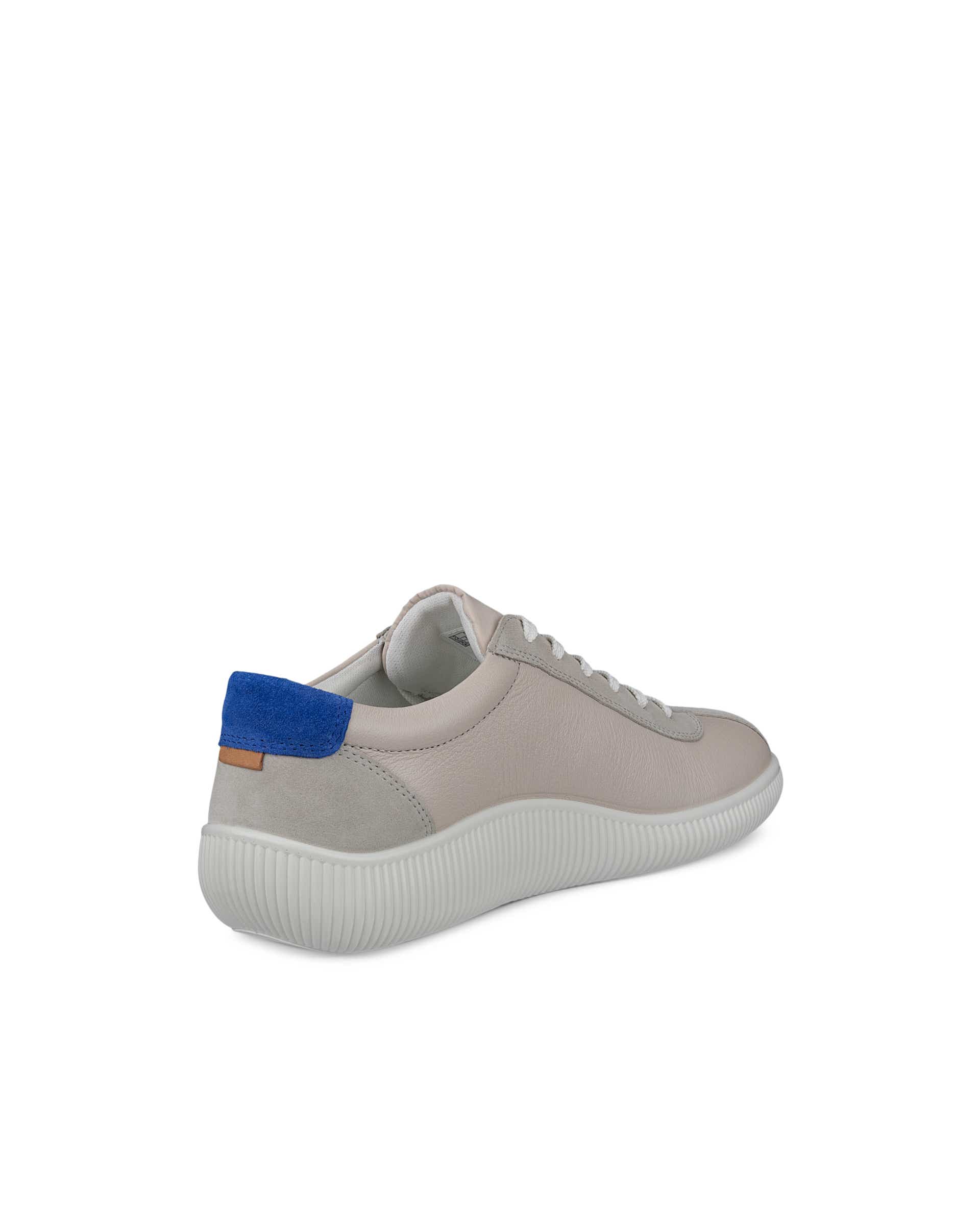 ECCO® Soft Zero Herren Ledersneaker - Grau - Back