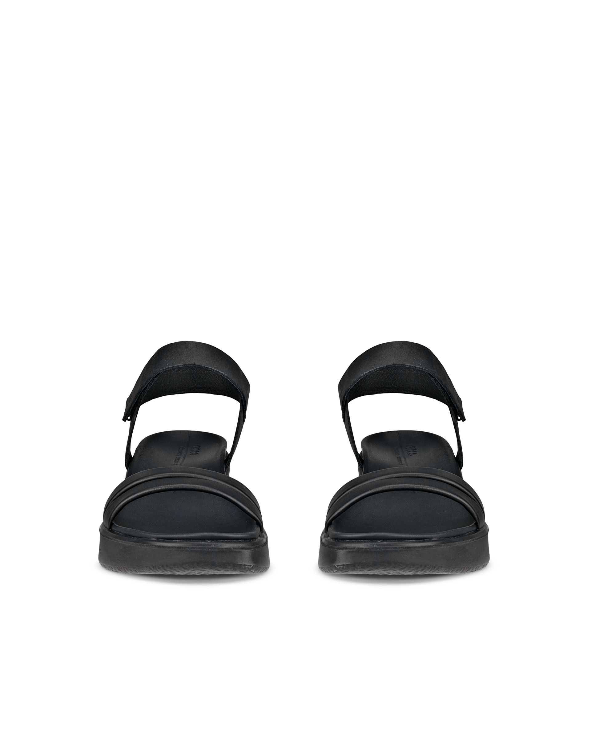 エコー ウェッジソール サンダル ブラック 24cm ECCO Flowt LX Wedge ウィメンズ レザーウェッジソールサンダル | ブラック