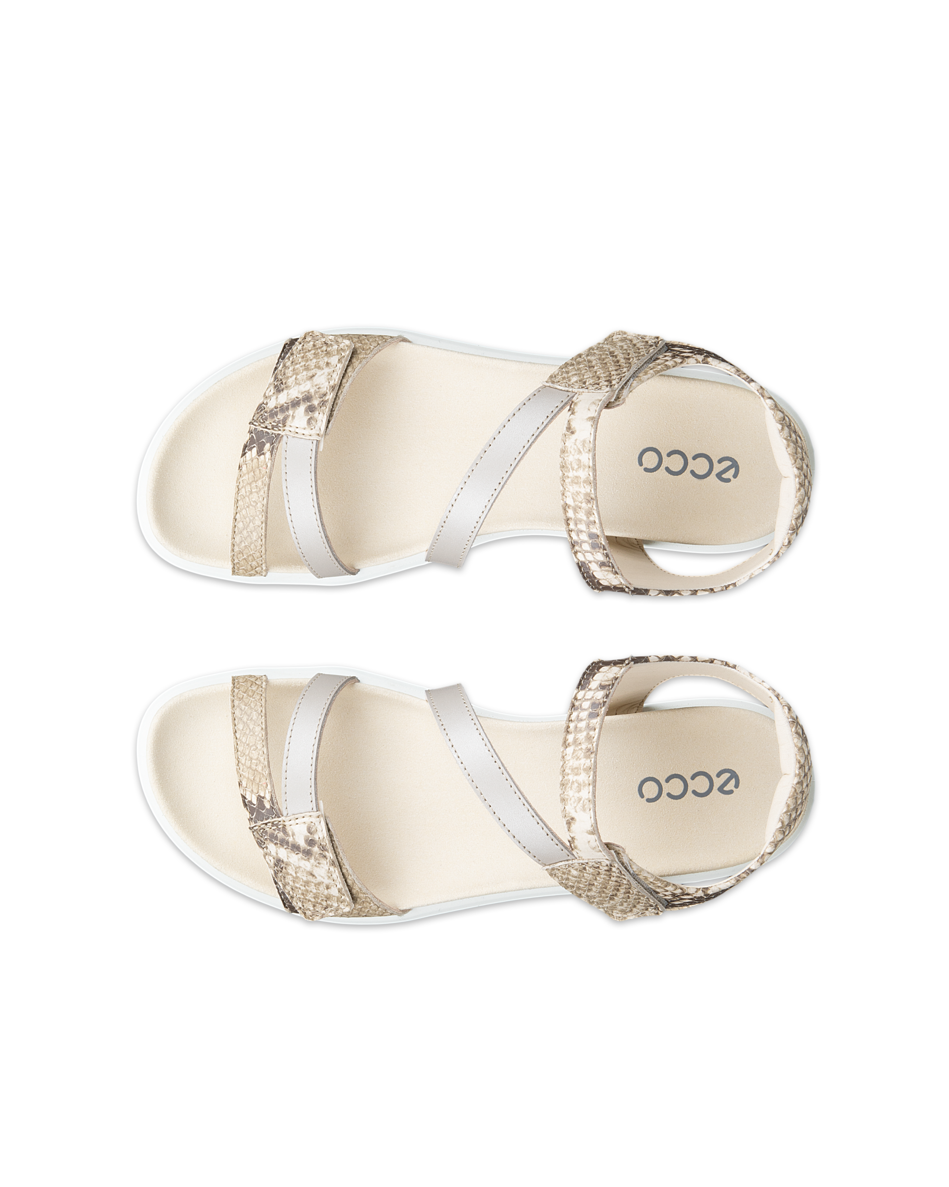 ECCO Soft Sandal — Gold
