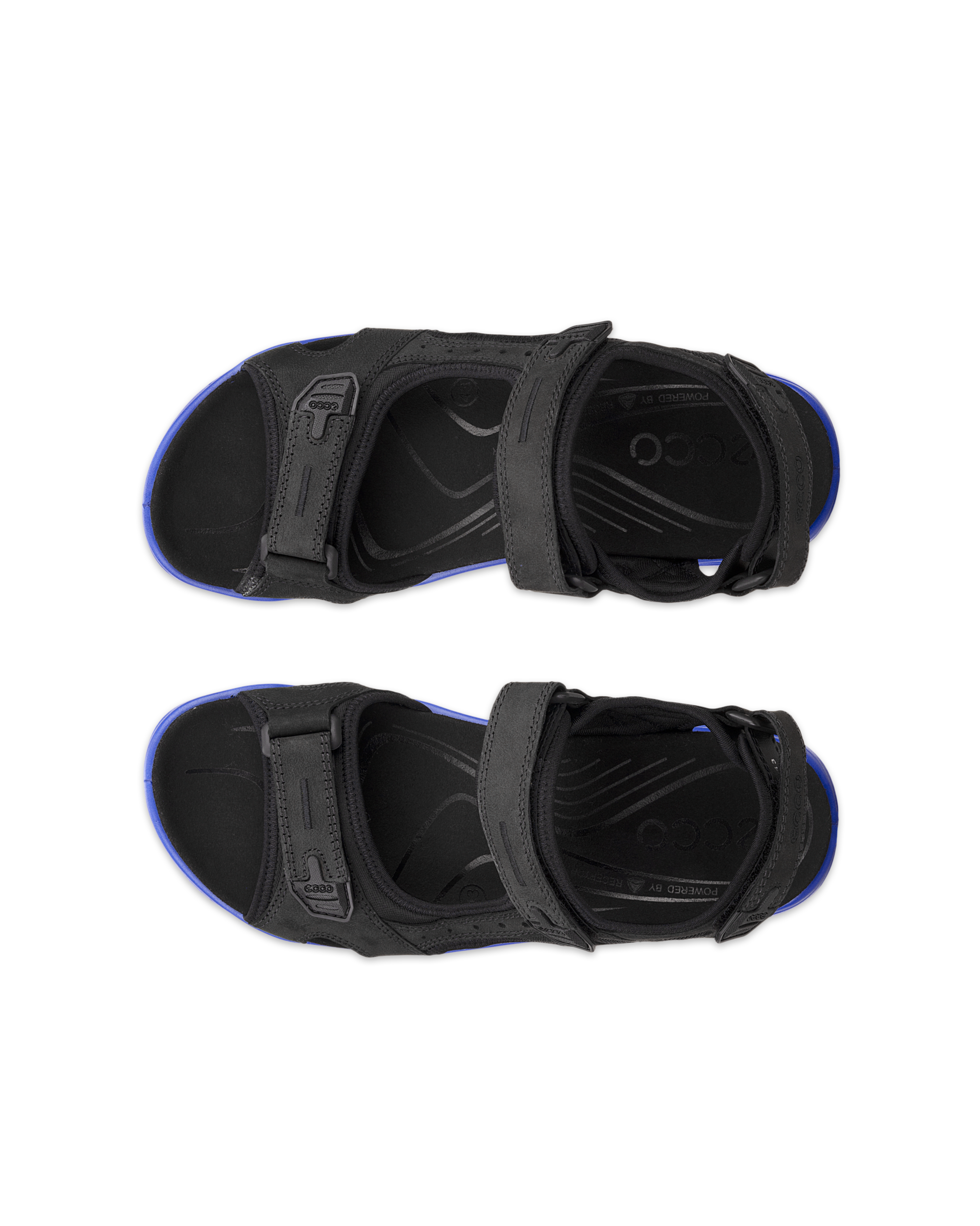 ECCO サンダル ECCO Offroad メンズ ヌバックハイキングサンダル | ブラック