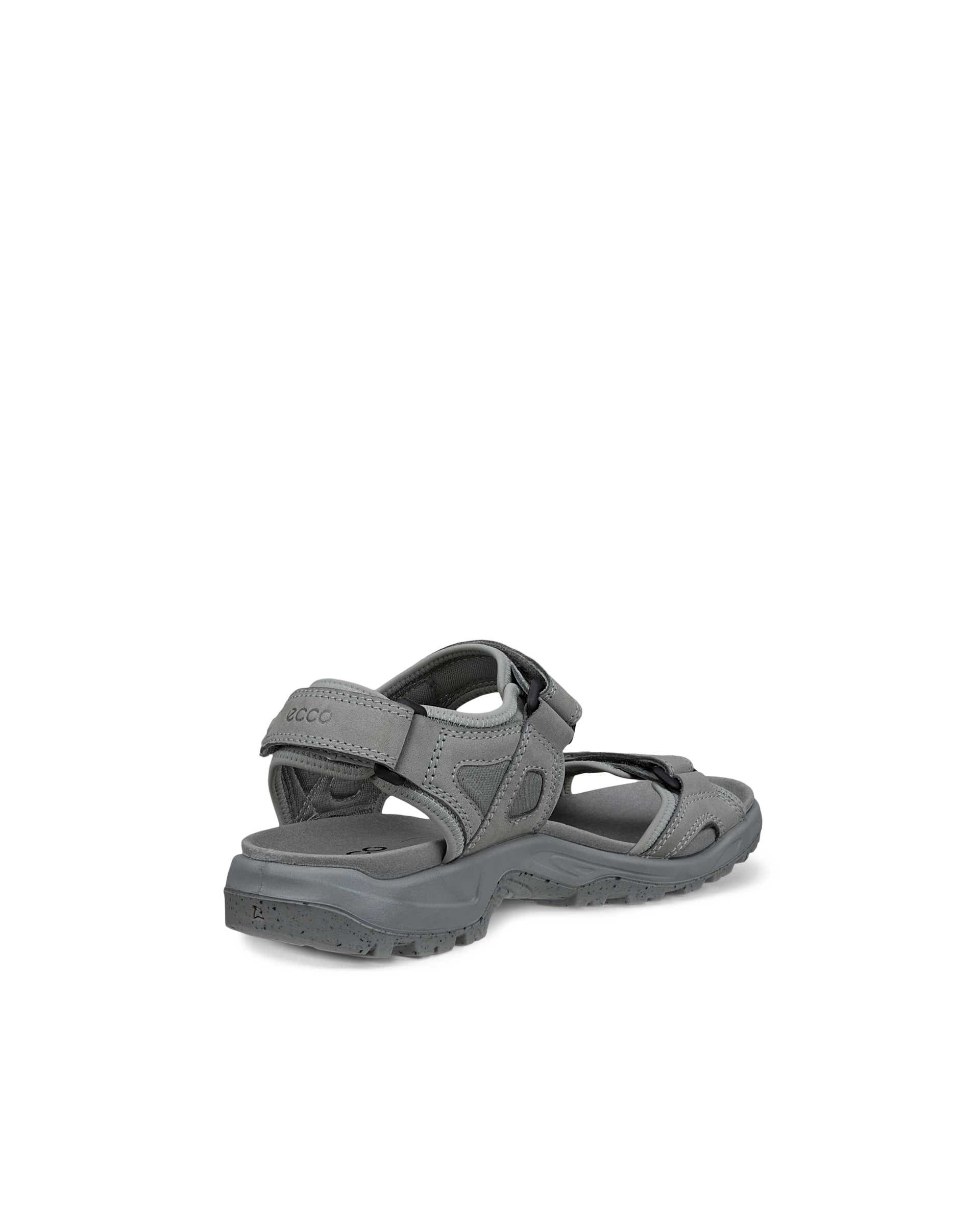 Sandálias exterior nobuck homem ECCO® Offroad - Cinzento - Back
