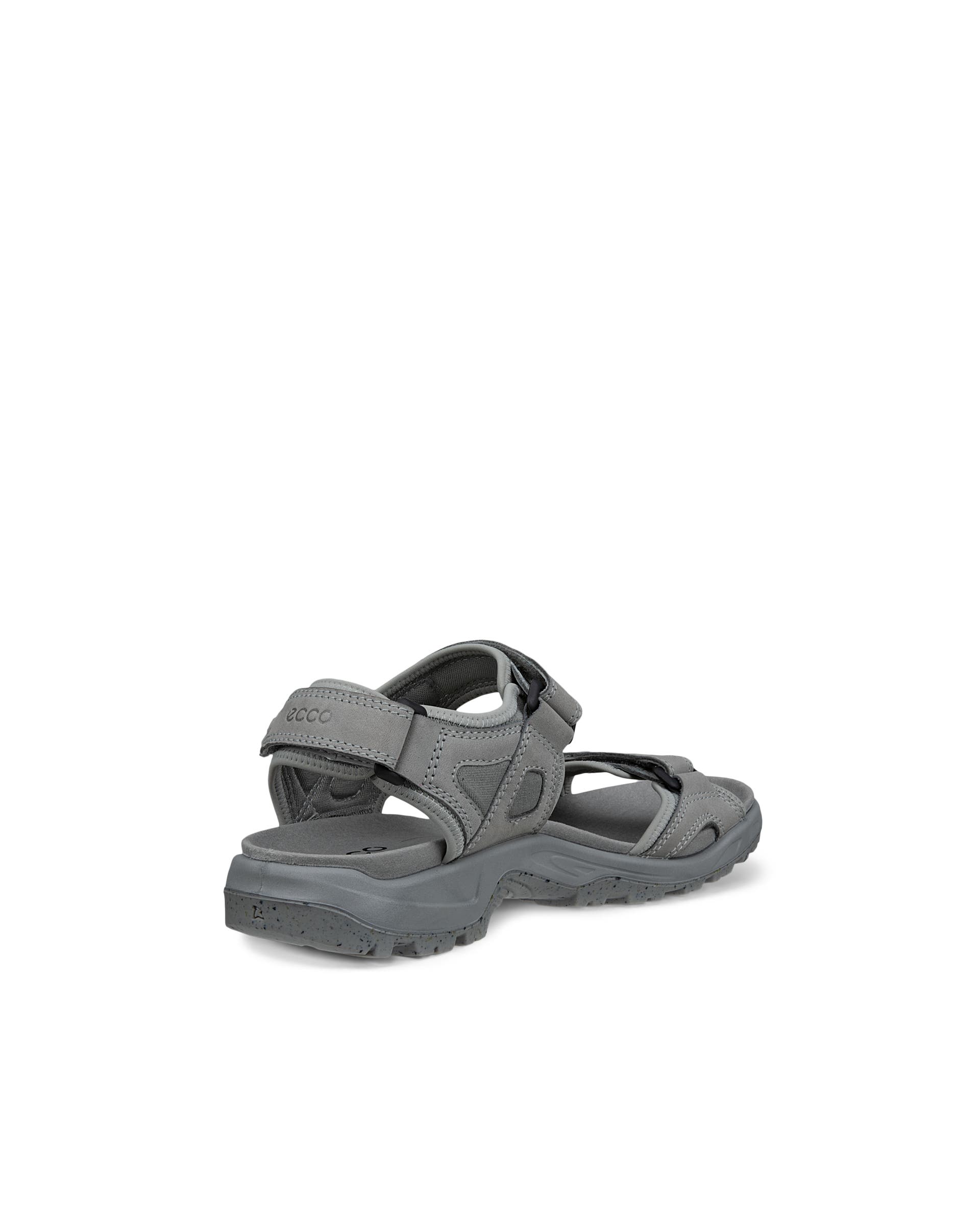 Sandálias exterior nobuck homem ECCO® Offroad - Cinzento - Back