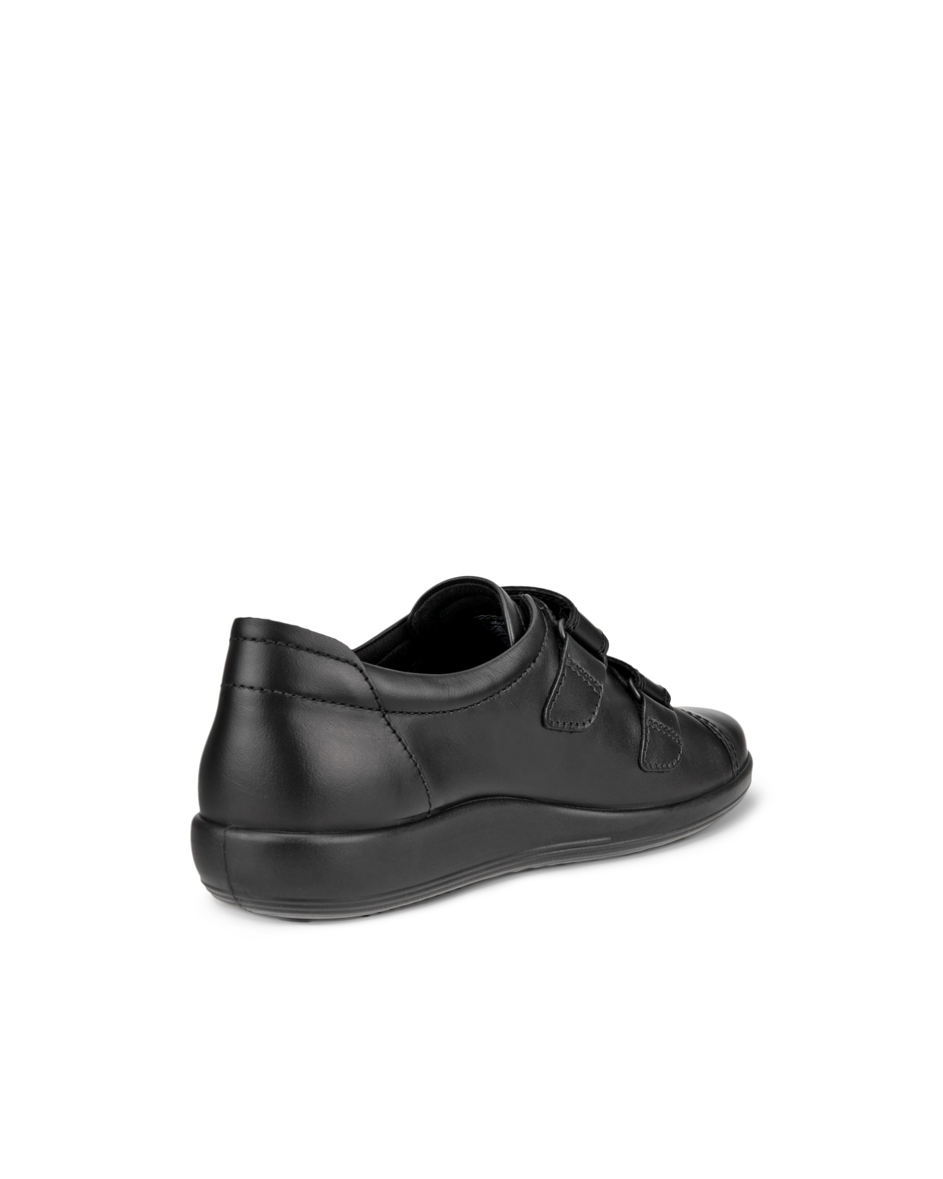 ECCO® Soft 2.0 Damen Ledersneaker - Schwarz - Back