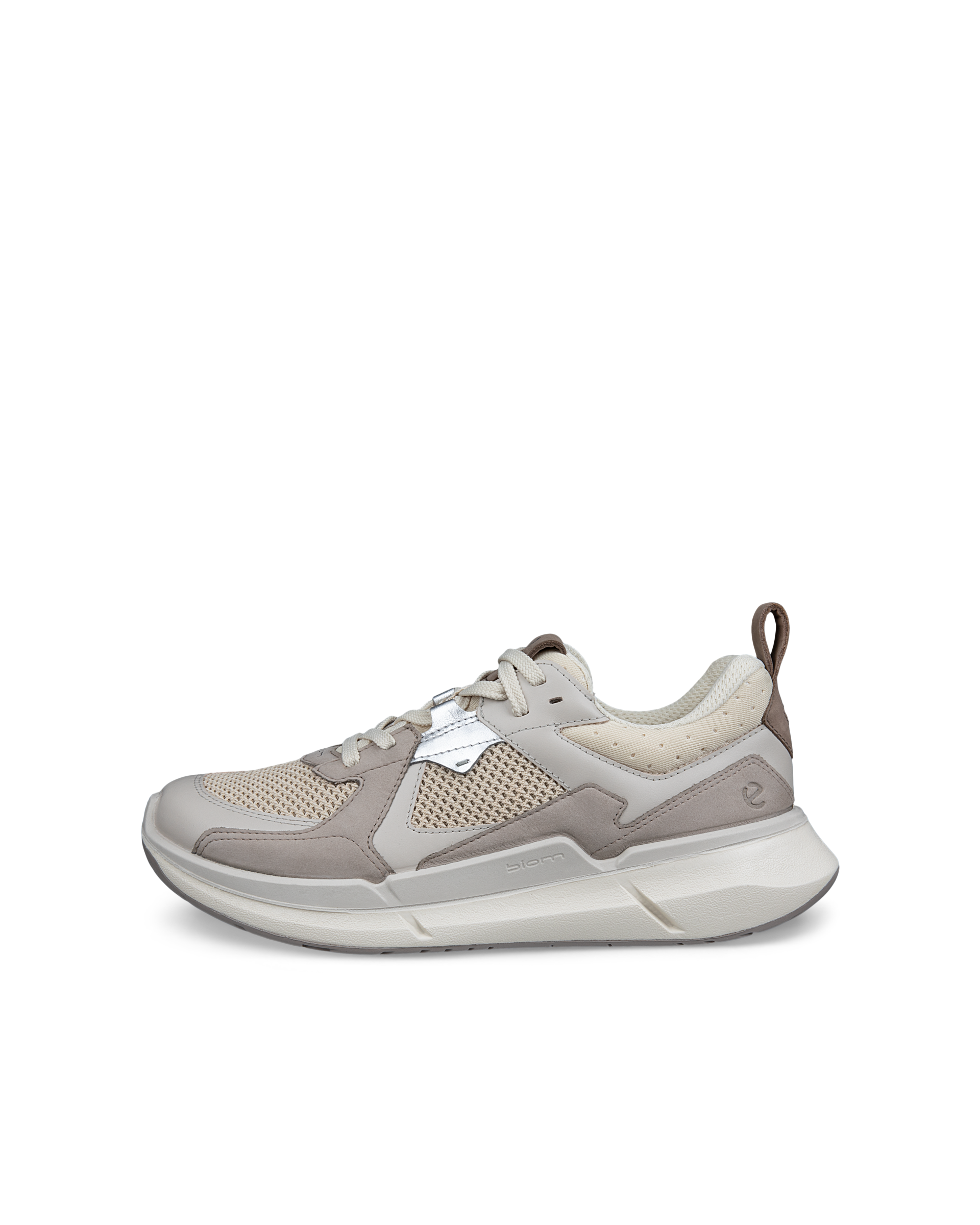 ECCO® BIOM 2.2 Damen Sneaker aus Nubukleder - Grau - Outside