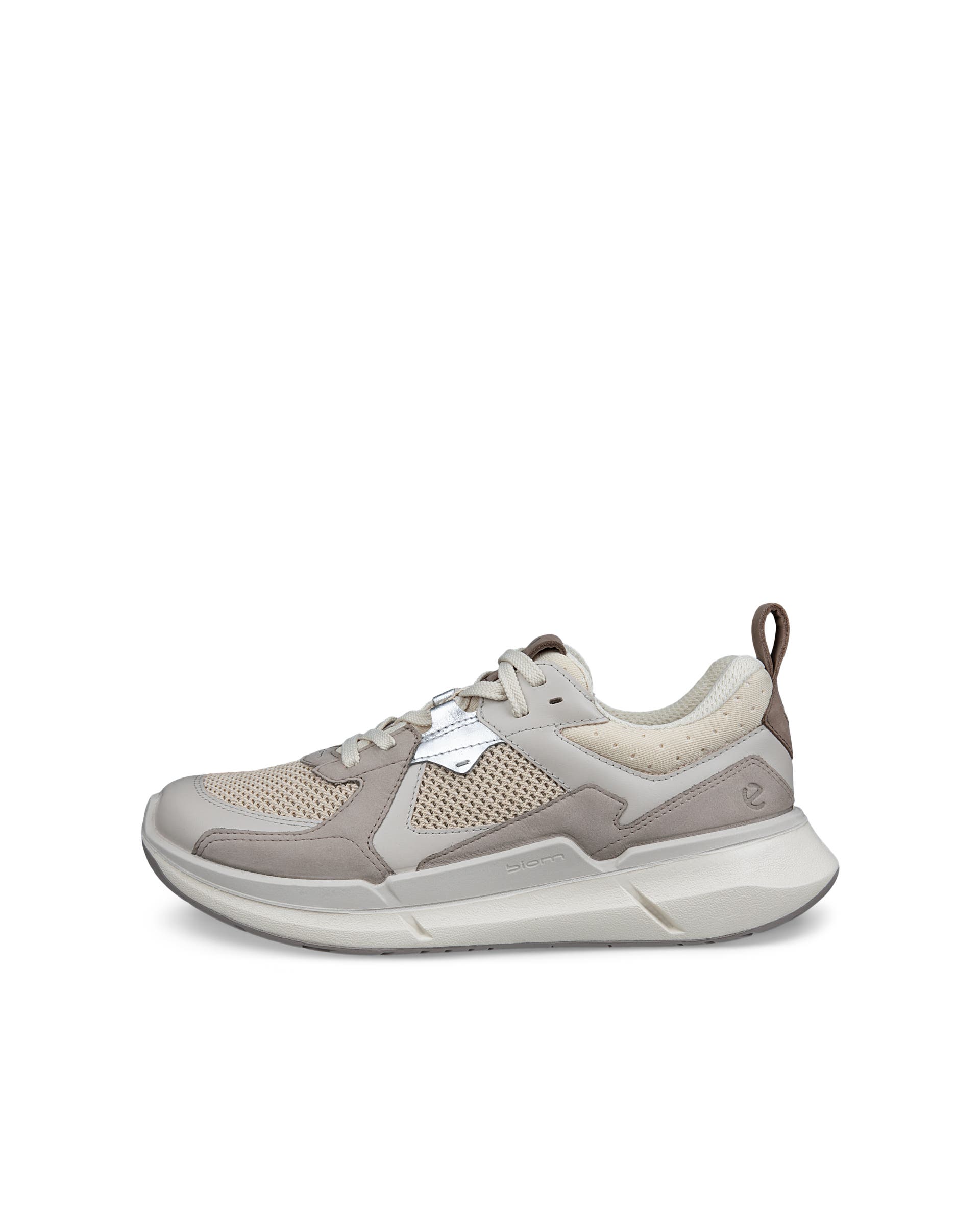 Women's ECCO® BIOM 2.2 Nubuck Trainer - Grey - Outside