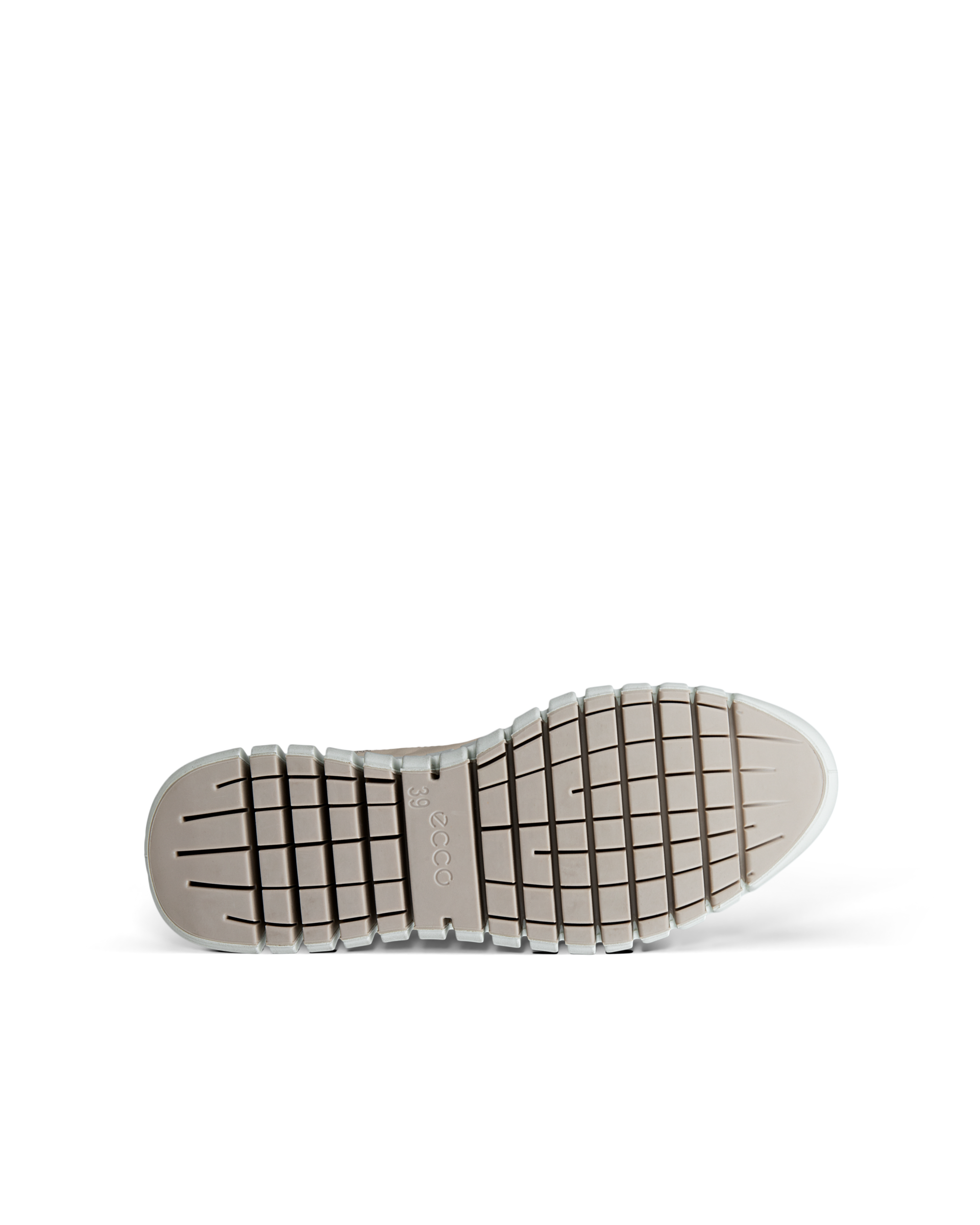ECCO GRUUV WOMEN ウィメンズ レザースニーカー - ベージュ - Sole
