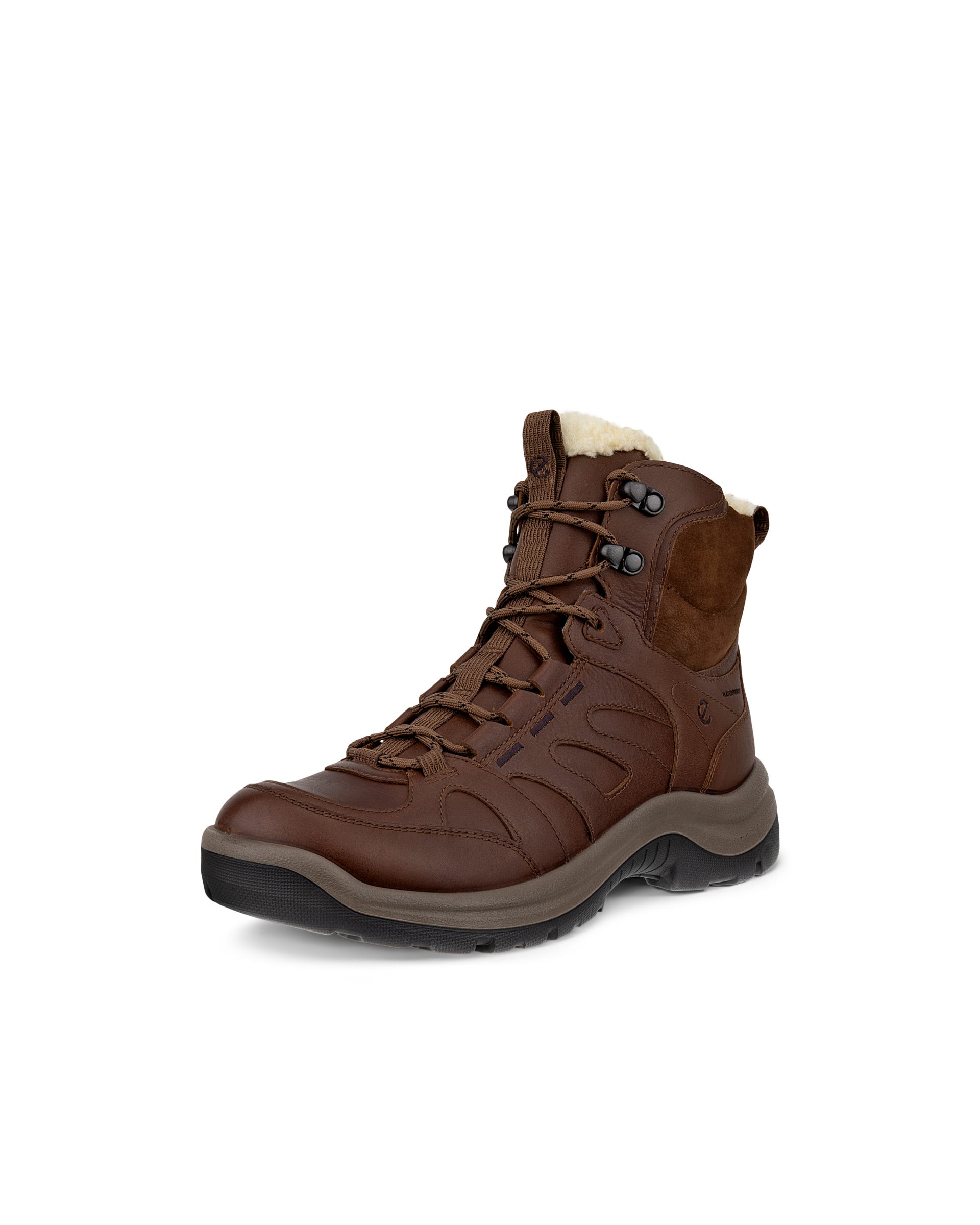 Botas impermeáveis caminhada meio cano couro mulher ECCO® OFFROAD