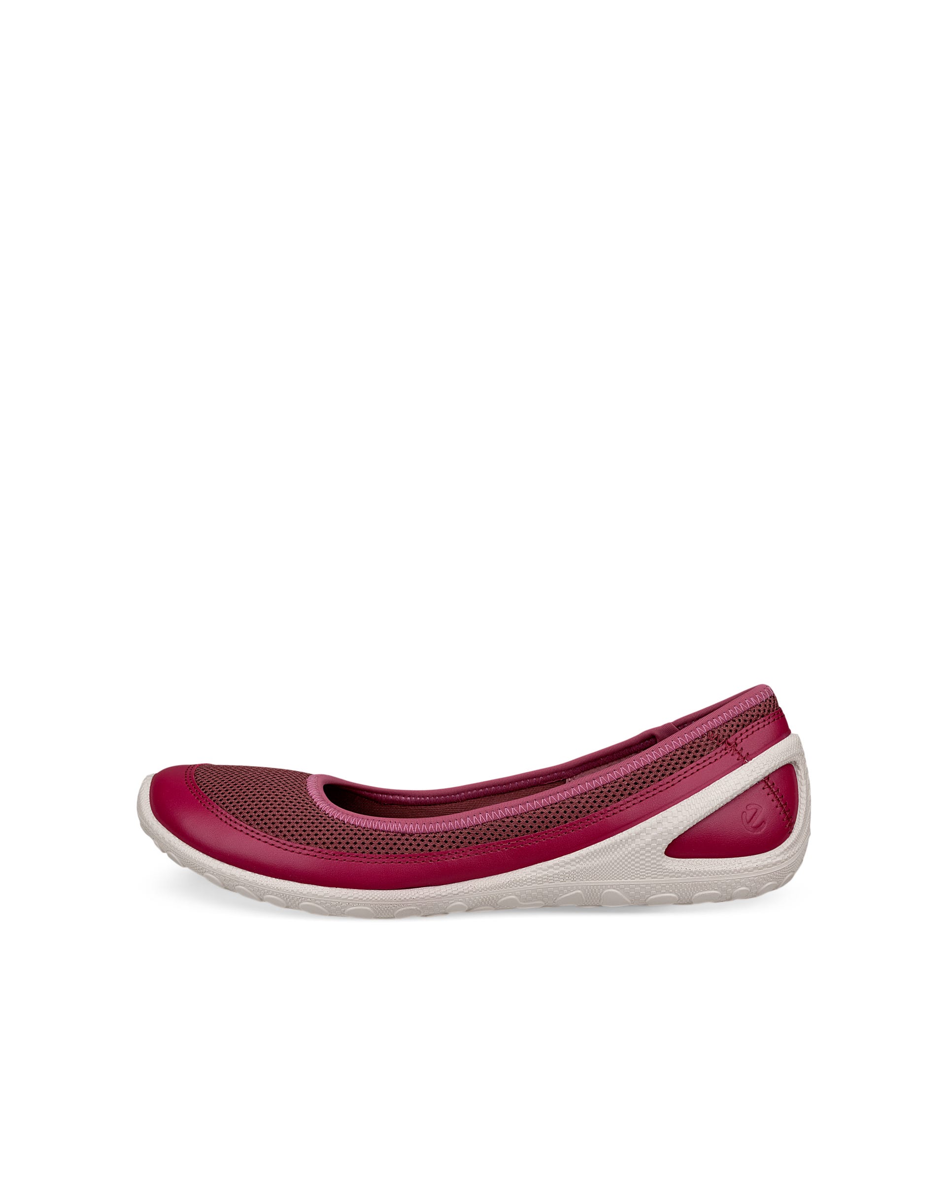 Women's ECCO® Biom Lite Textile Ballerina Red