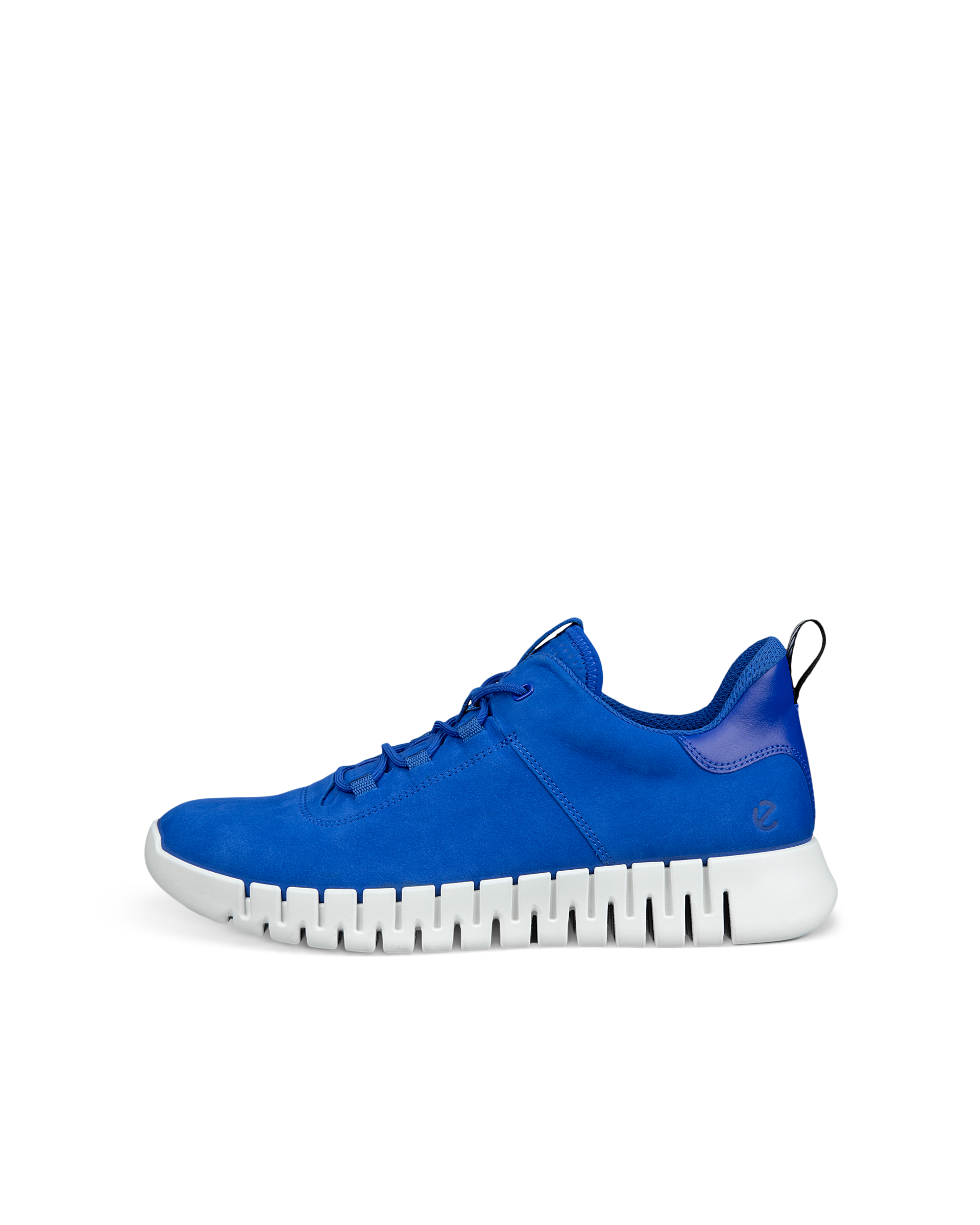 ECCO GRUUV - Men's Nubuck Trainer - Blue - 40