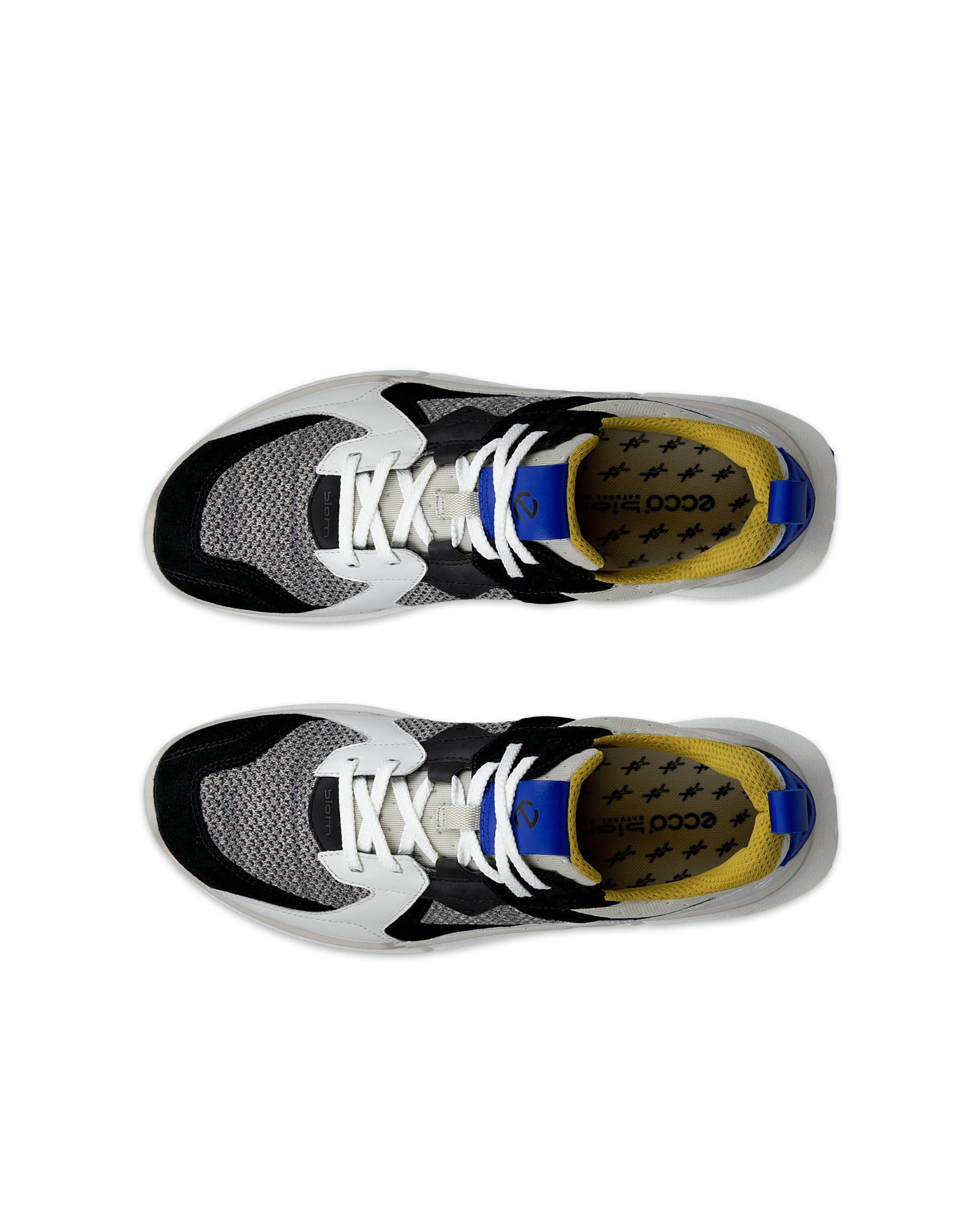 ECCO® BIOM 2.2 férfi velúr sneaker - Szürke - Top left pair