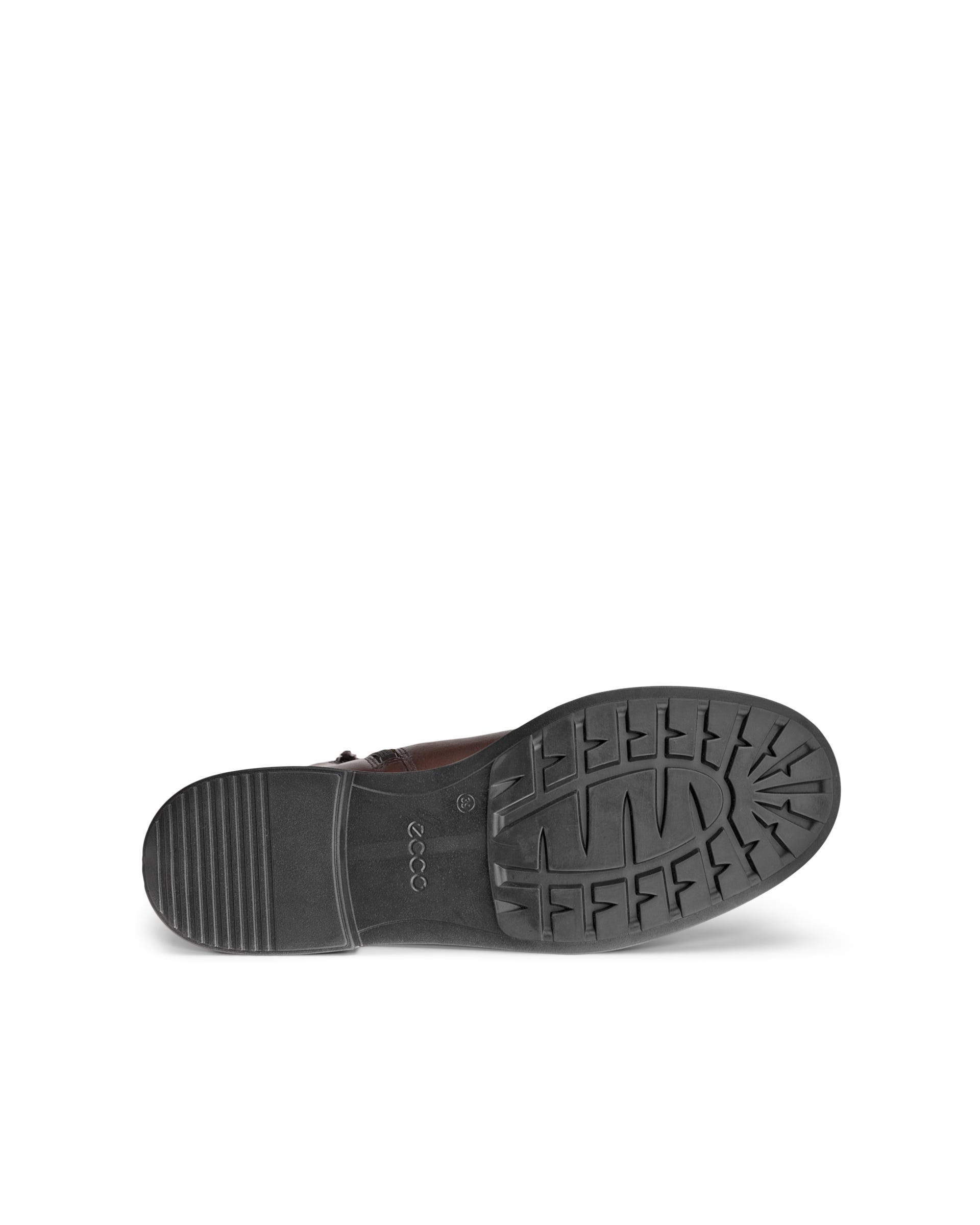 Women's ECCO® Metropole Amsterdam Leather Ankle Boot - Brown - Sole