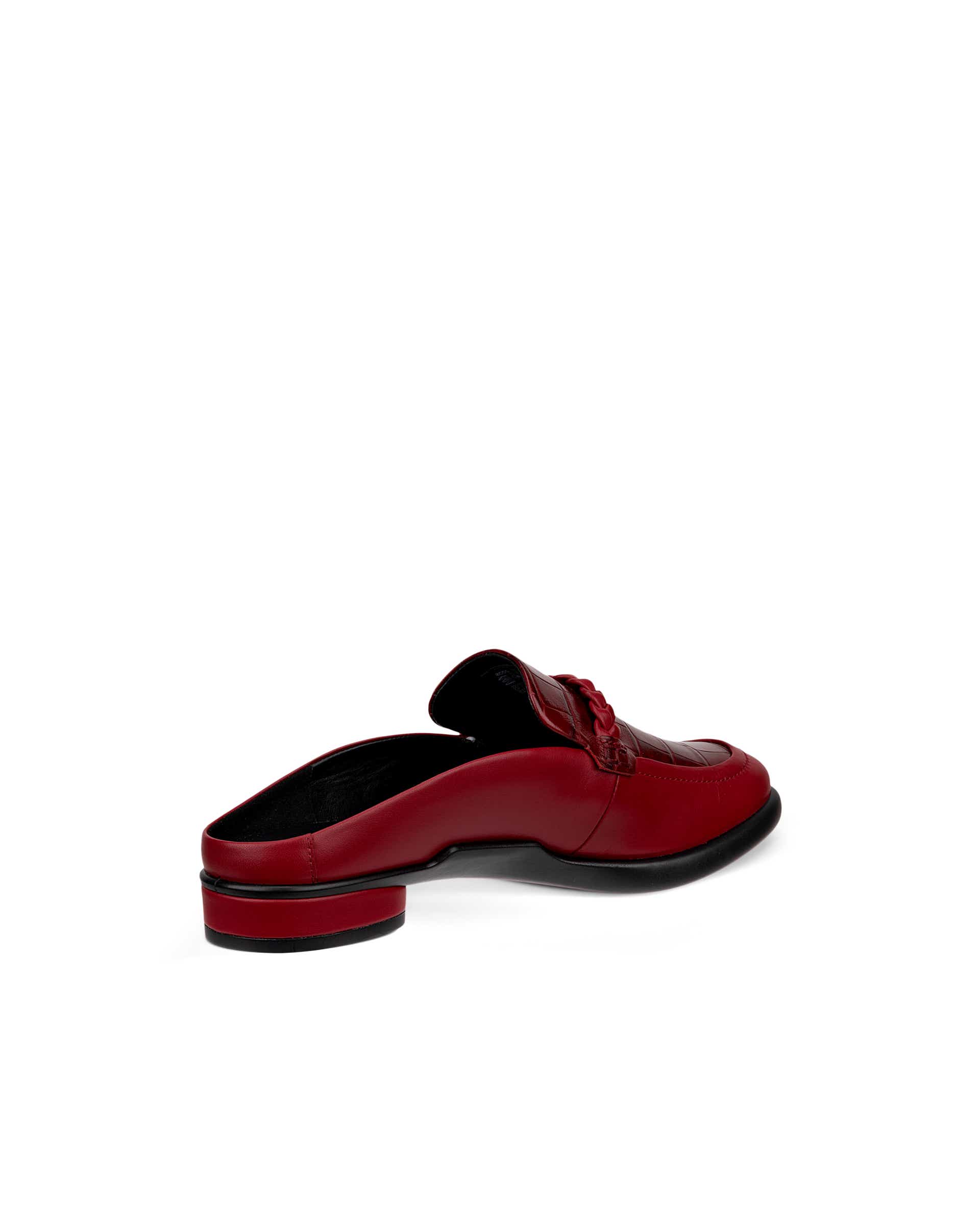 Women's ECCO® Sculpted LX Leather Mule - Red - Back