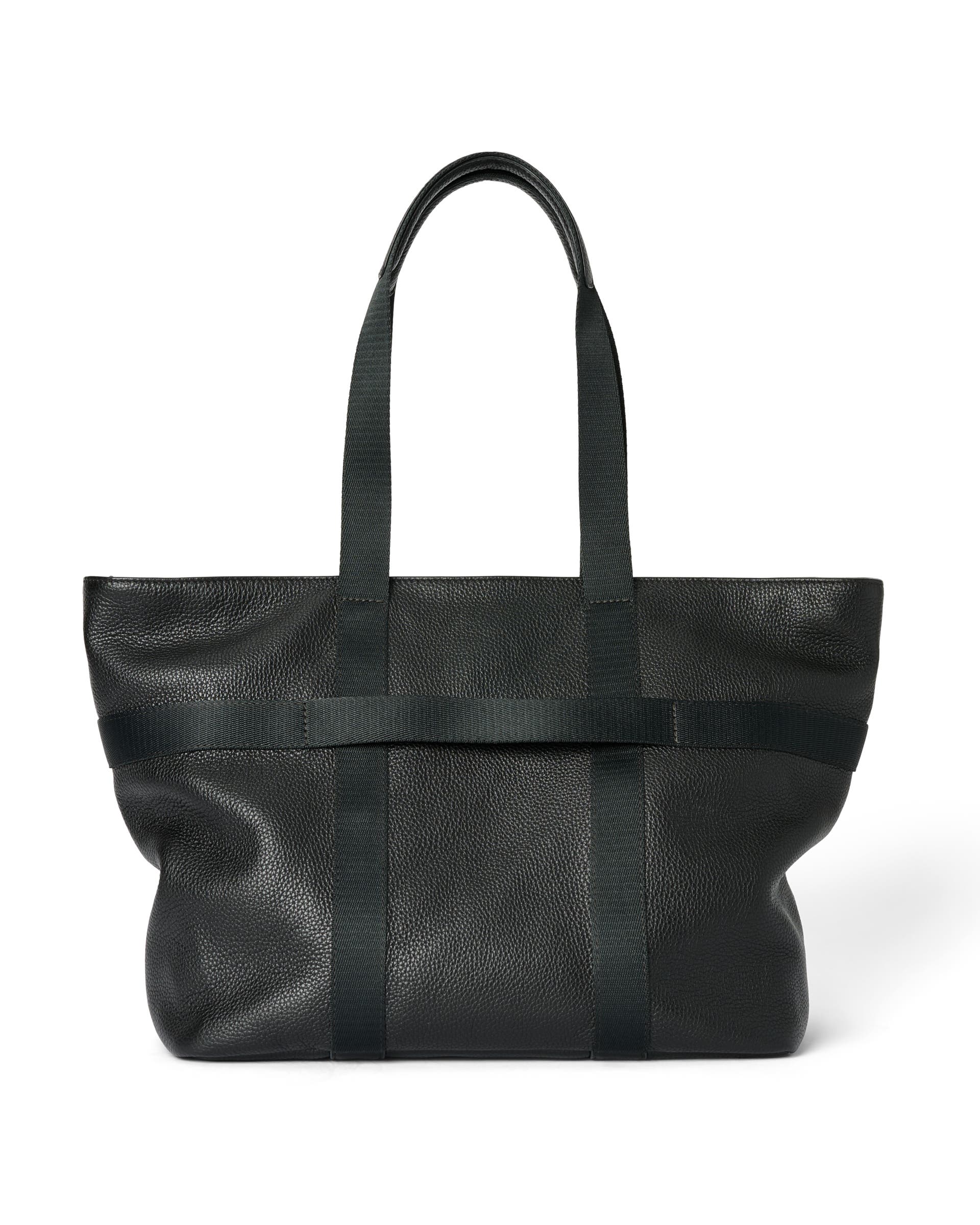 ECCO® Leather Tote Bag - Black - Back