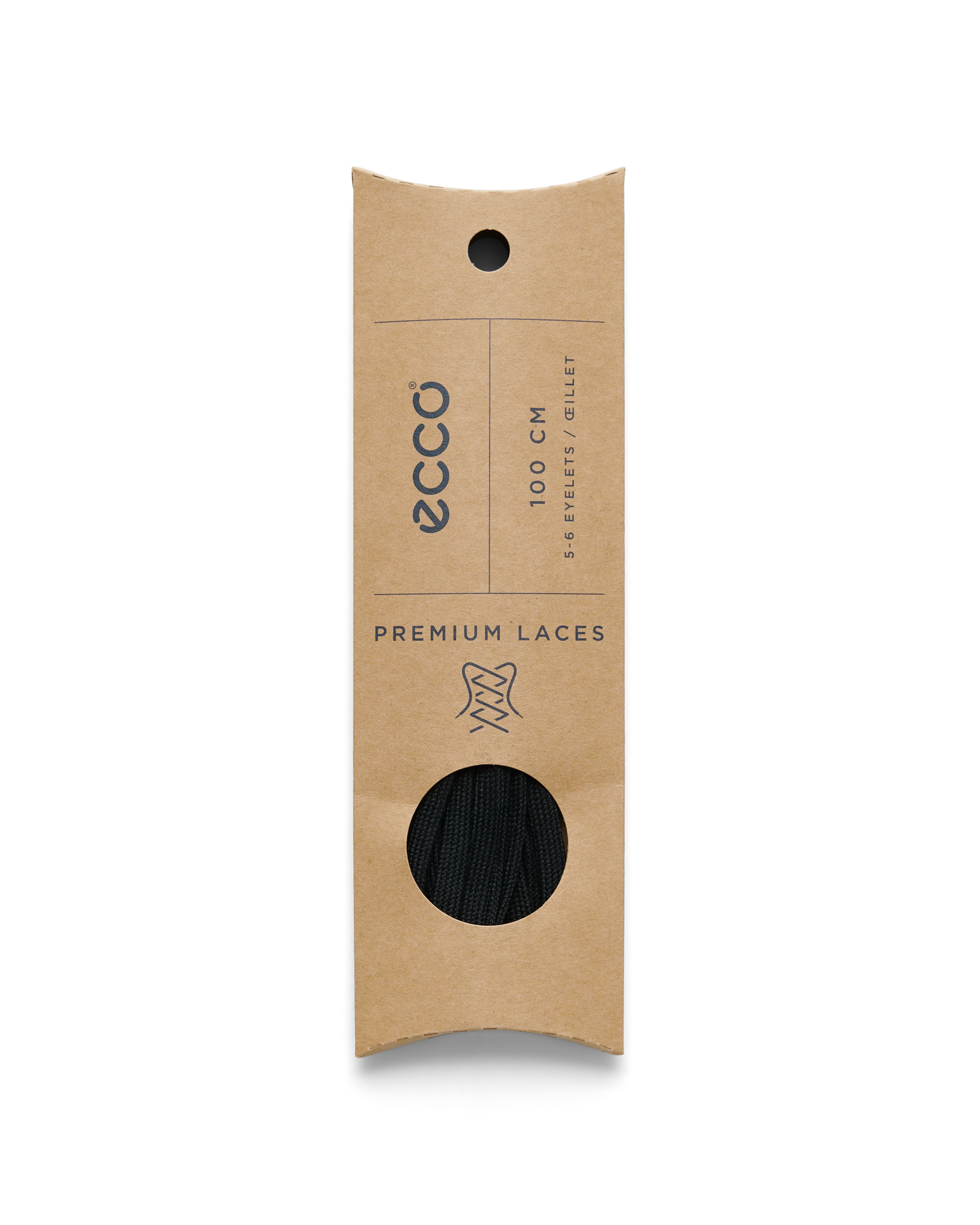 ECCO Flat Laces — Black