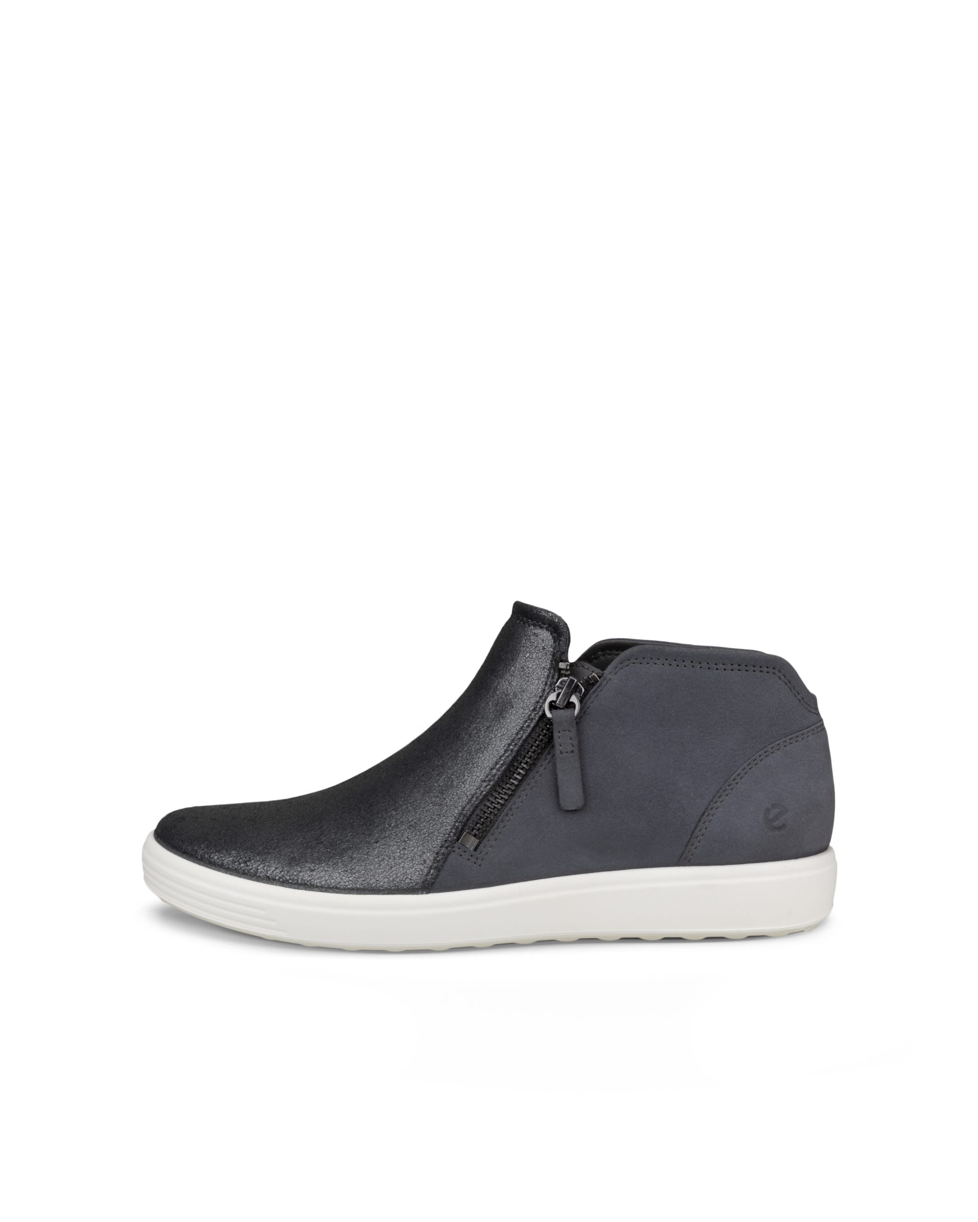 Women's ECCO® Soft 7 Nubuck Sneaker | Gray