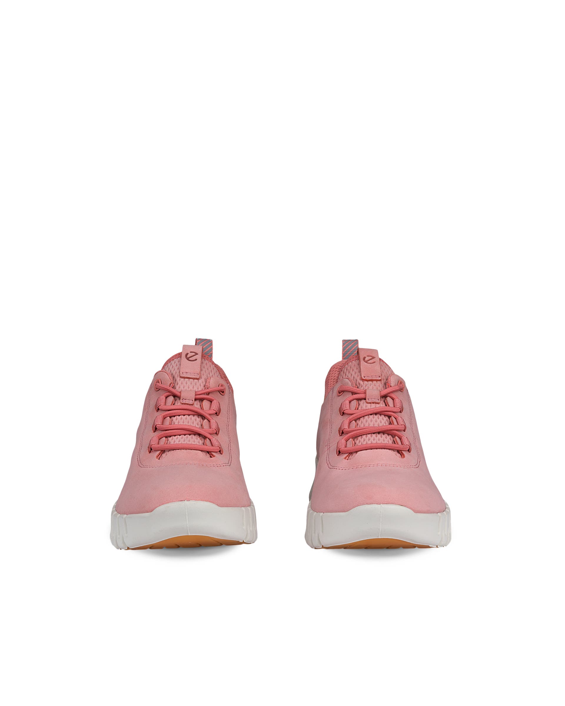 ECCO® Gruuv Damen Sneaker aus Nubukleder - Rosa - Front pair