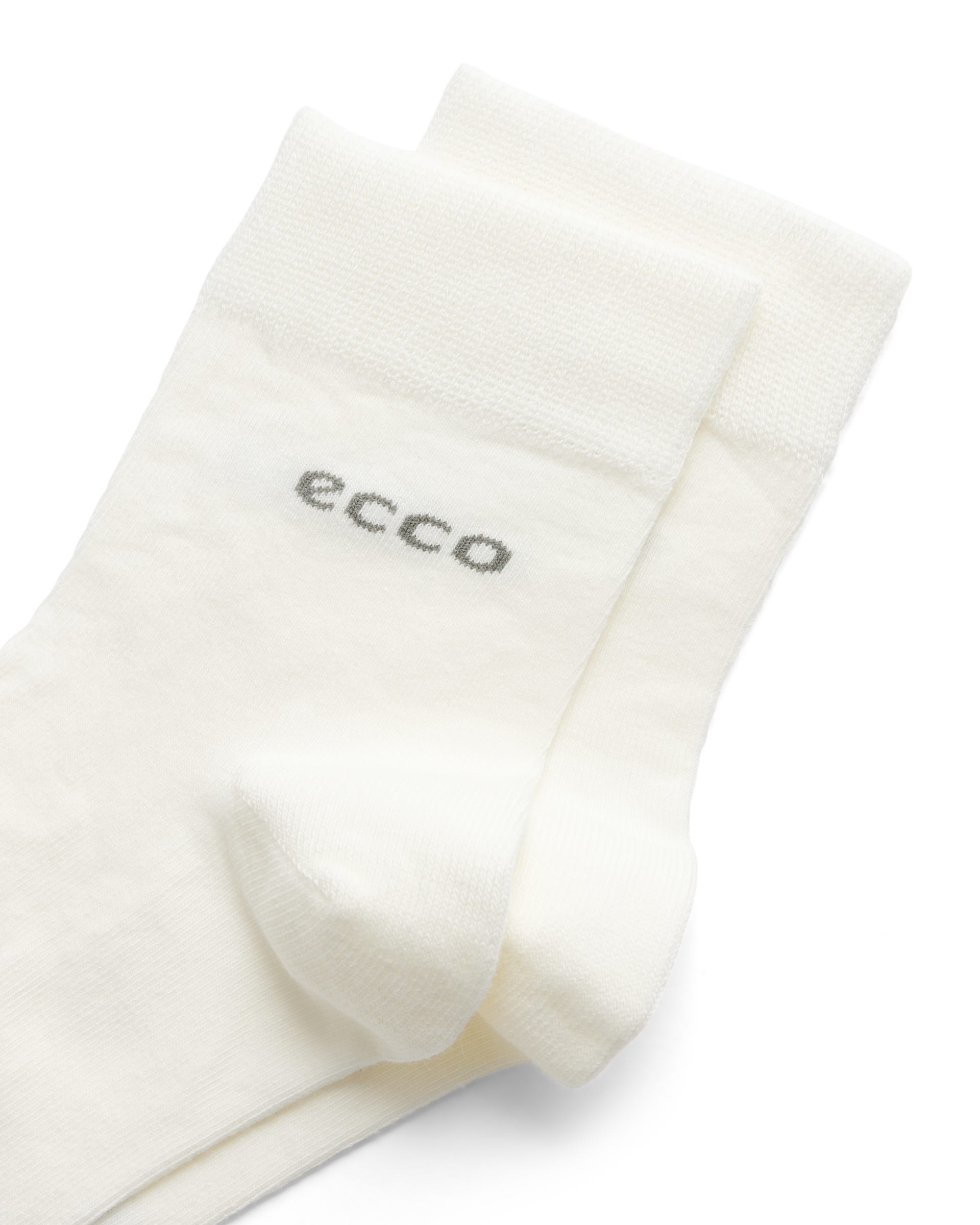 ECCO® Longlife Ankelstrumpor unisex - Vit - Detail-1