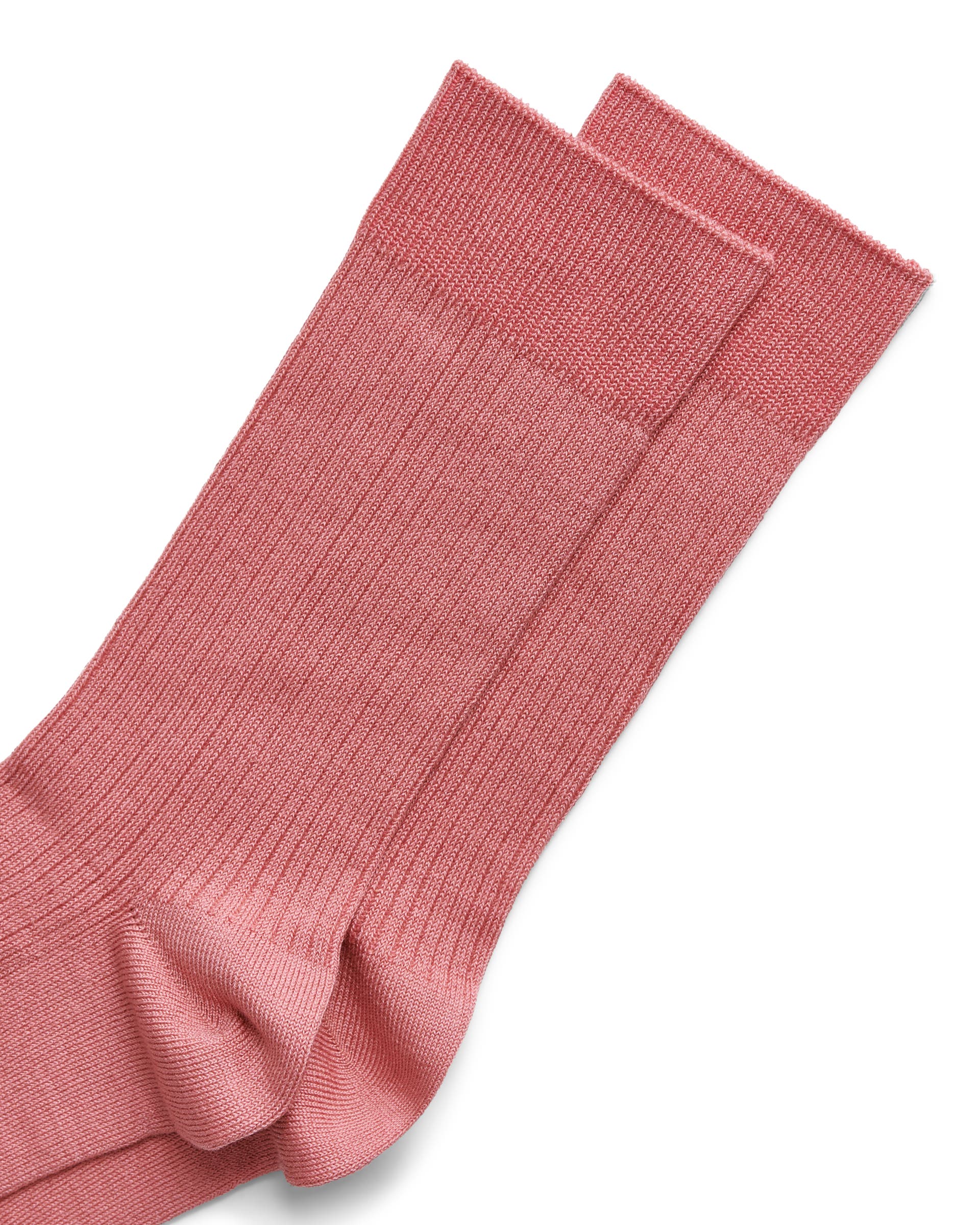 ECCO® Casual Damen Gerippte Socken - Rosa - Detail-1