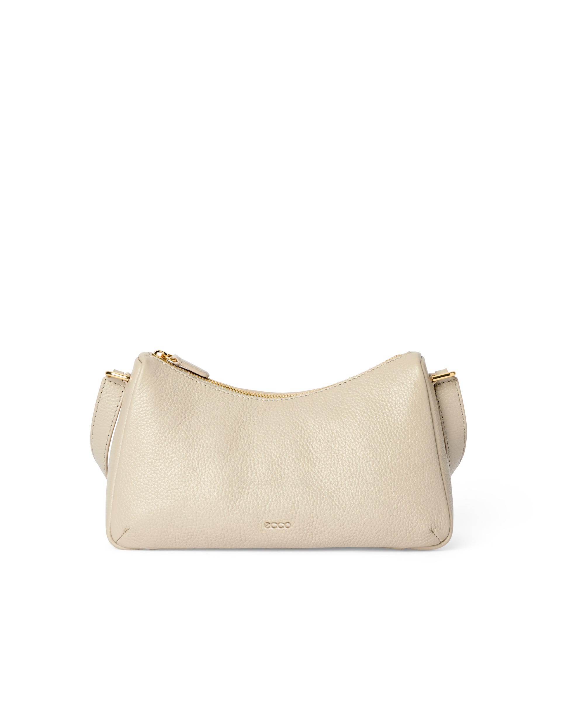 ECCO® Essential skuldertaske i læder - Beige - Main
