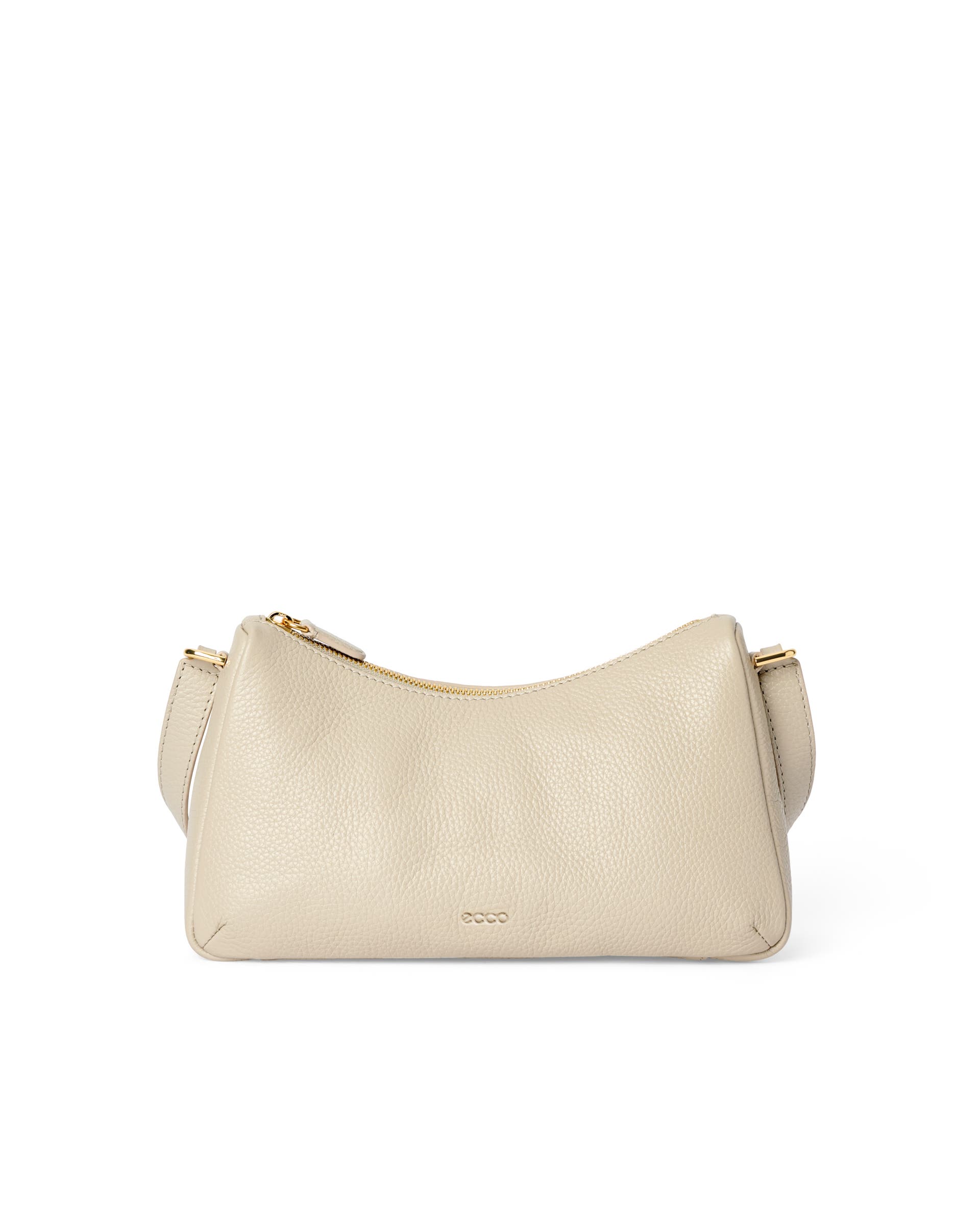 ECCO® Essential skuldertaske i læder - Beige - Main