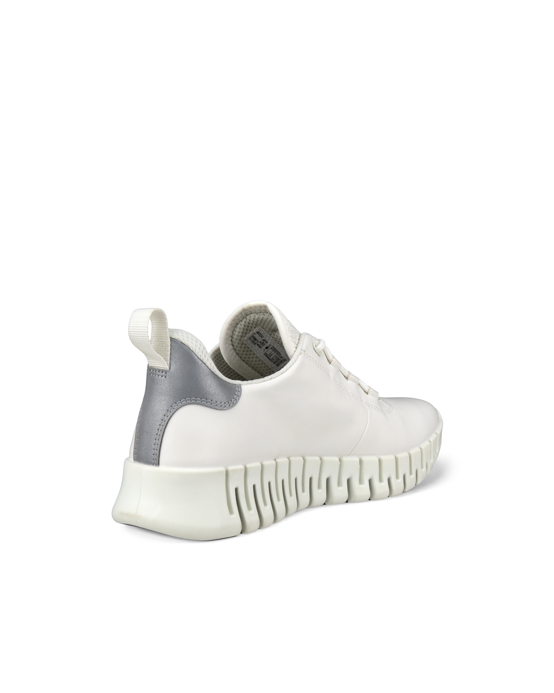 ECCO GRUUV SOL W サンダル EU 38 ホワイト Women's ECCO® Gruuv Leather Sneaker | White