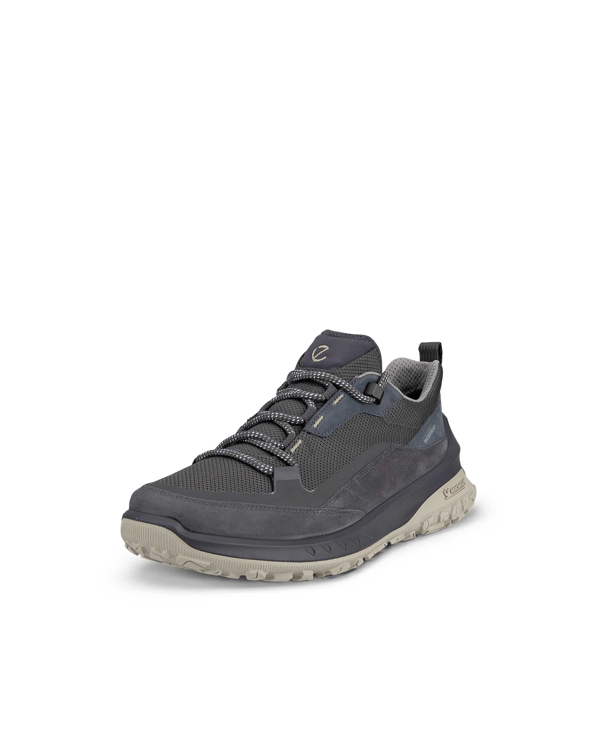 ECCO ULT-TRN Low ウィメンズ ヌバックウォータープルーフスニーカー - グレー - Main