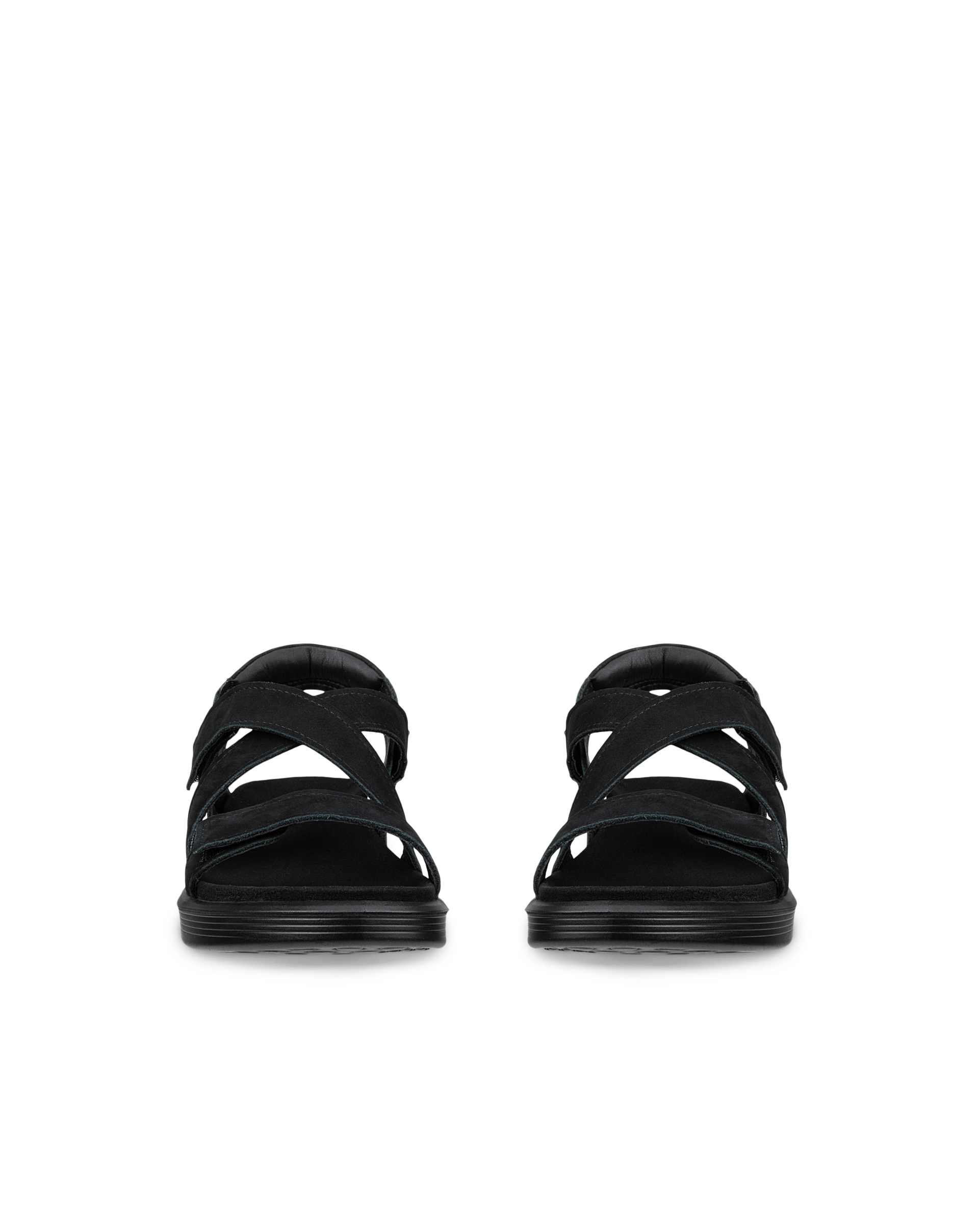 ECCO SOFT SANDAL WOMEN ウィメンズ クロスストラップサンダル | ブラック