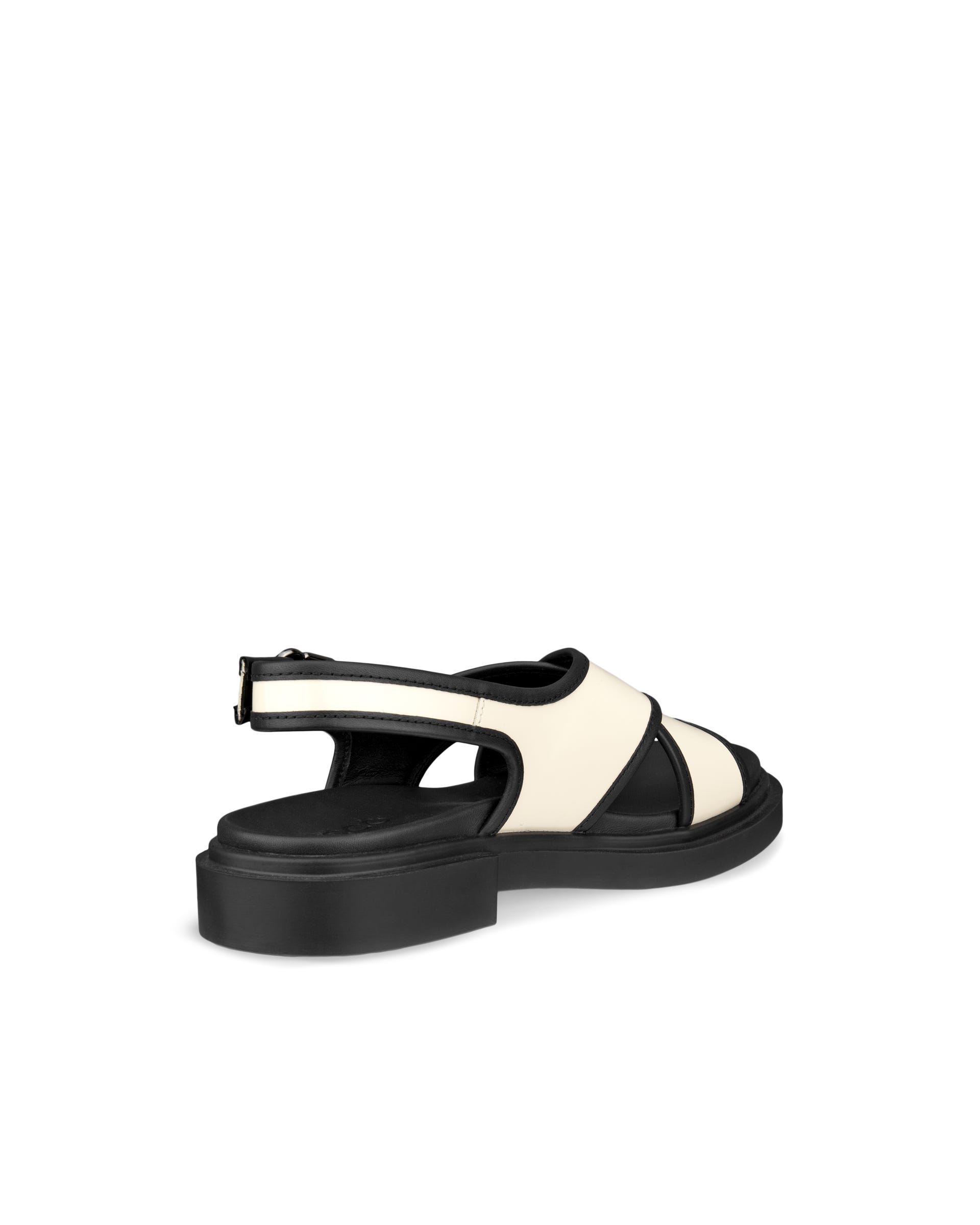 Women's ECCO® METROPOLE SEOUL Leather Sandal - Beige - Back