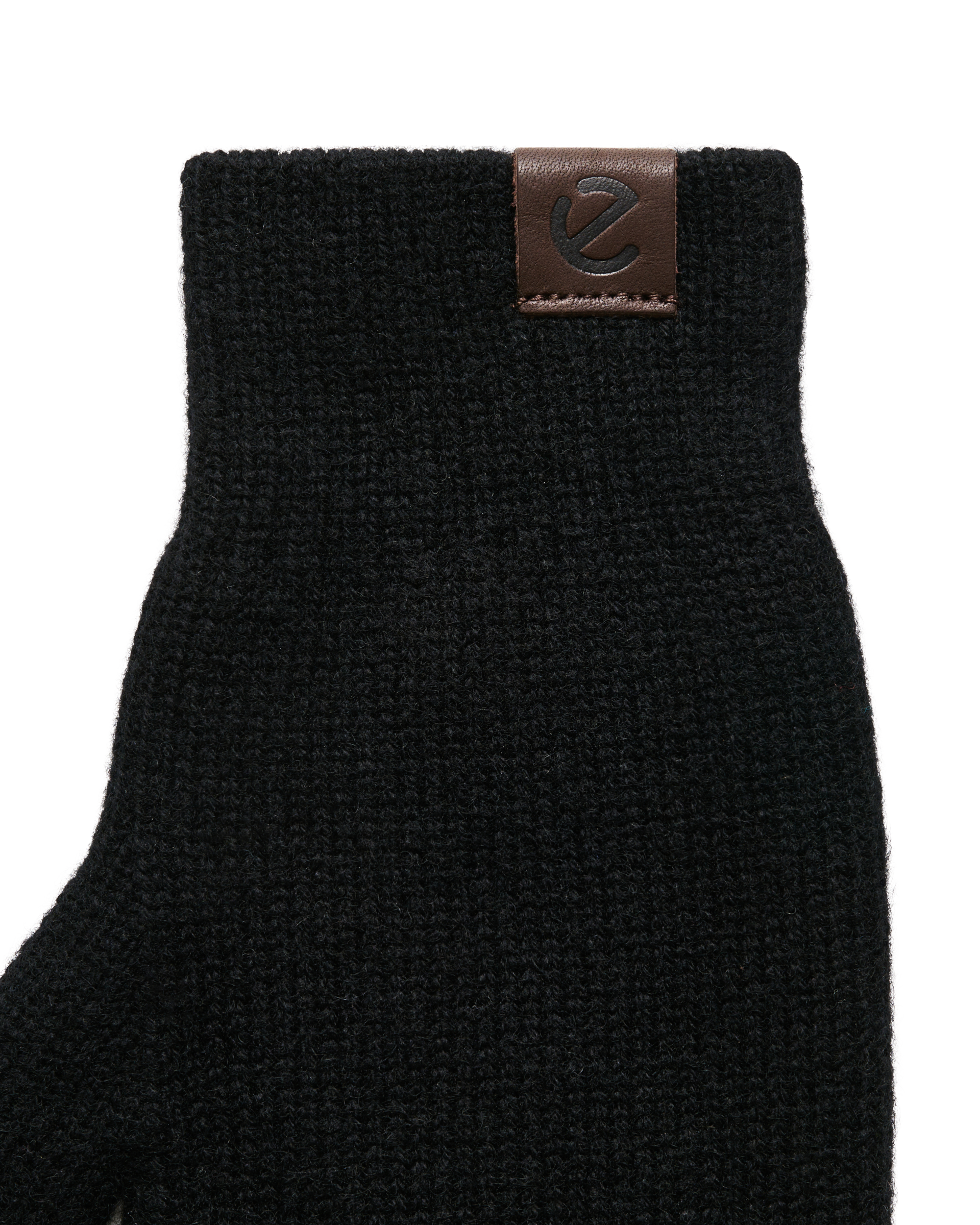 Ecco Women Knitted Mitten — Black