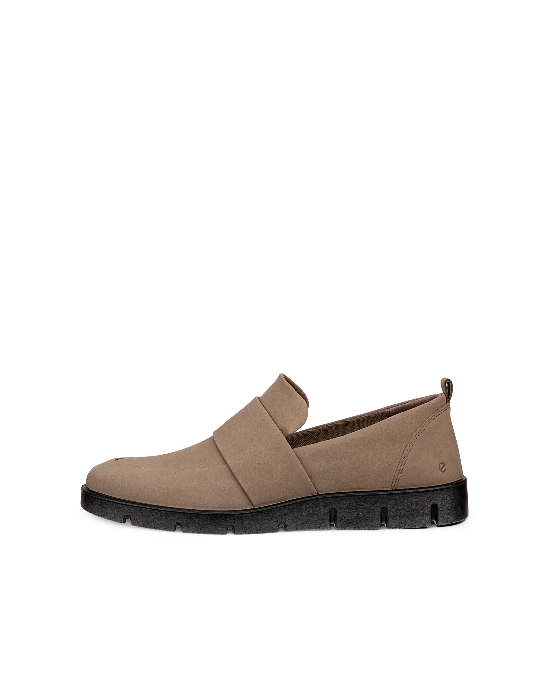 Women's ECCO® Bella Nubuck Loafer - Brown - Outside