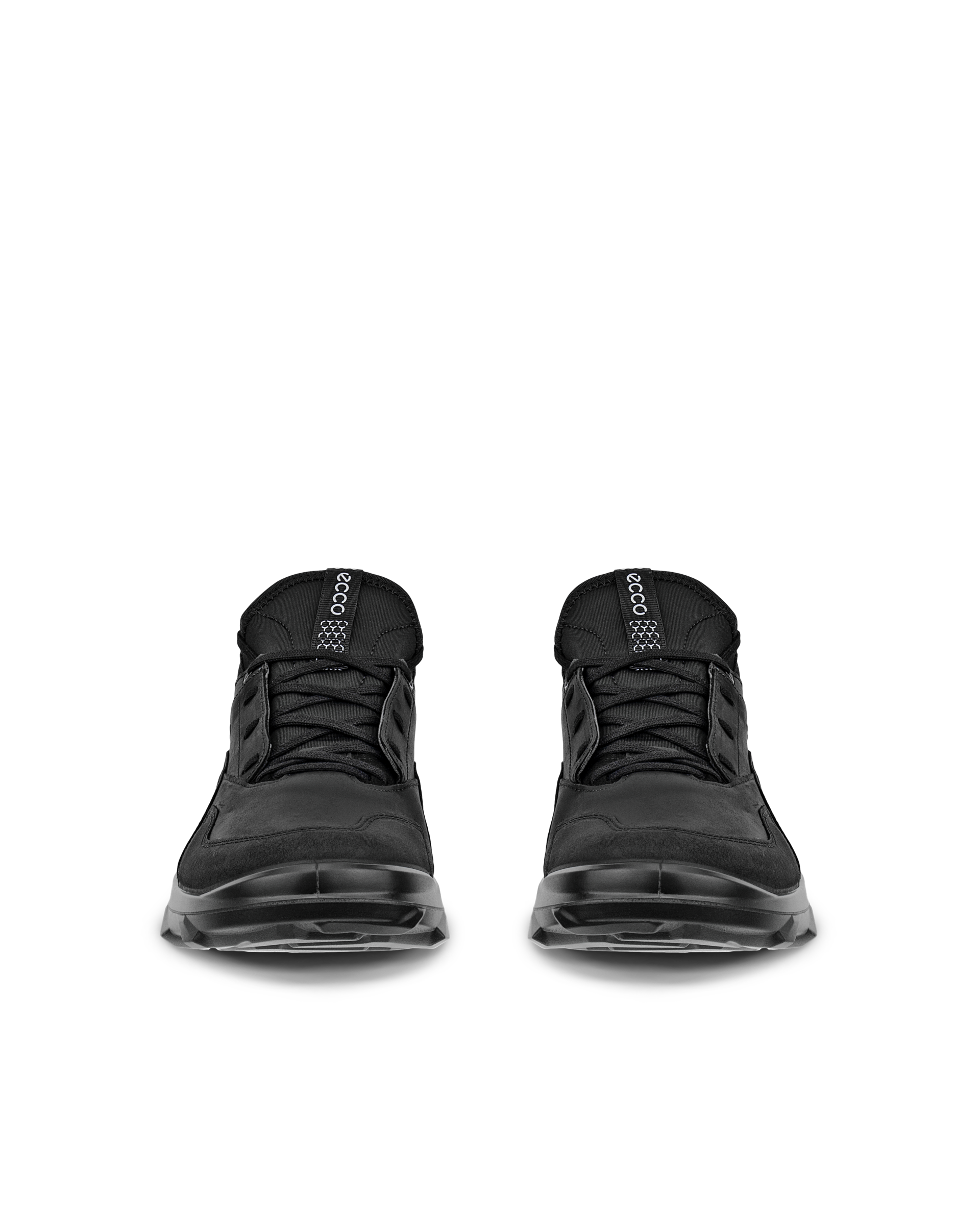 ECCO® MX baskets de plein air en nubuck pour homme - Noir - Front pair