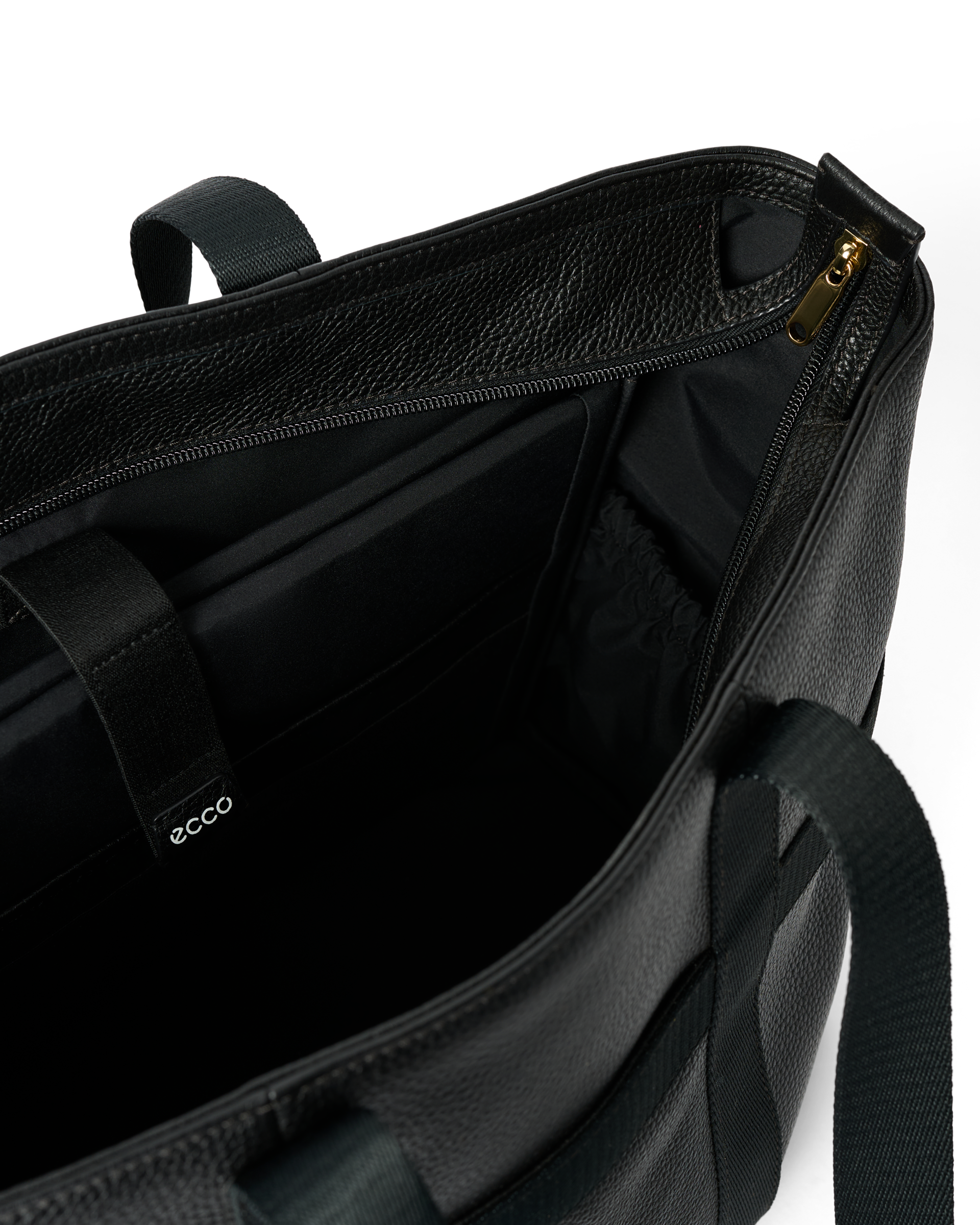 ECCO® Shopper aus Leder - Schwarz - Inside