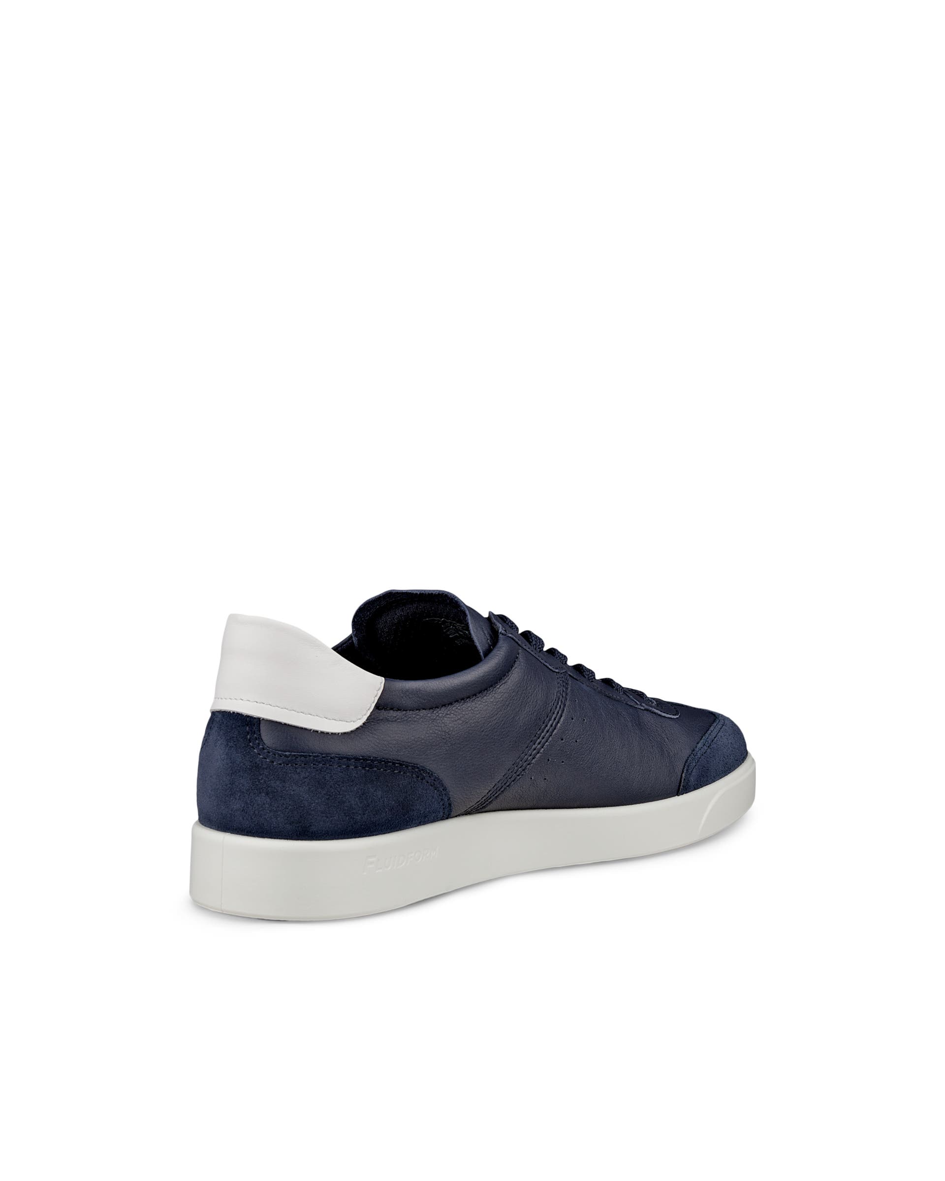 ECCO® STREET LITE Herren Ledersneaker - Blau - Back
