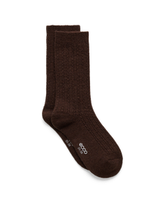 ECCO Hygge Cable Knit Mid-Cut — Brown 3