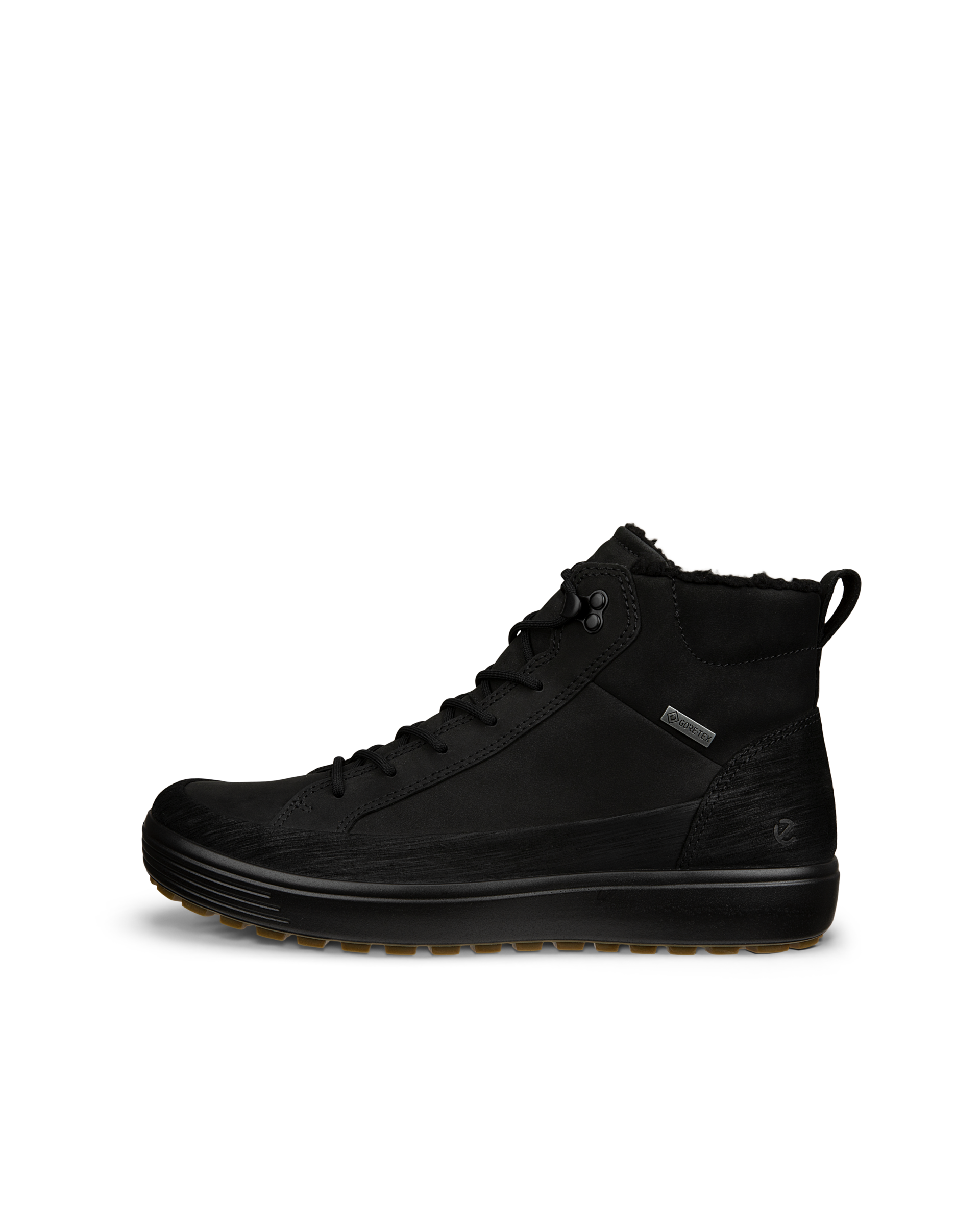 ECCO® Soft 7 Tred Herren Halbhoher Stiefel aus Leder mit Gore-Tex - Schwarz - Outside