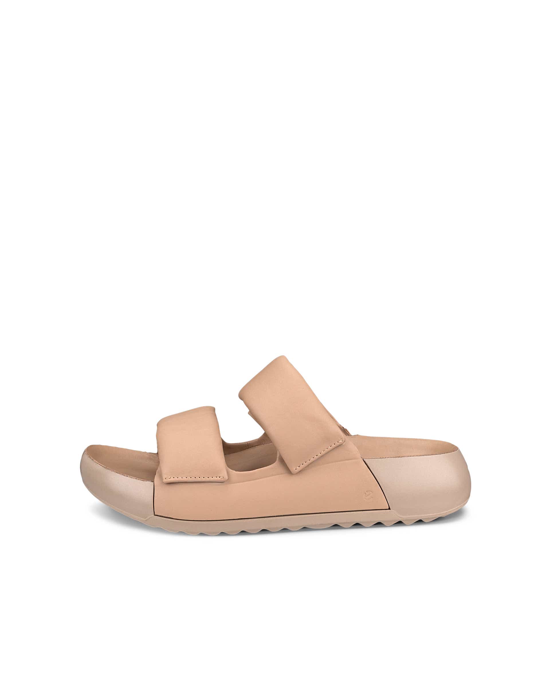 ECCO® Cozmo PF sandaler i læder med to remme til damer - Brun - Outside