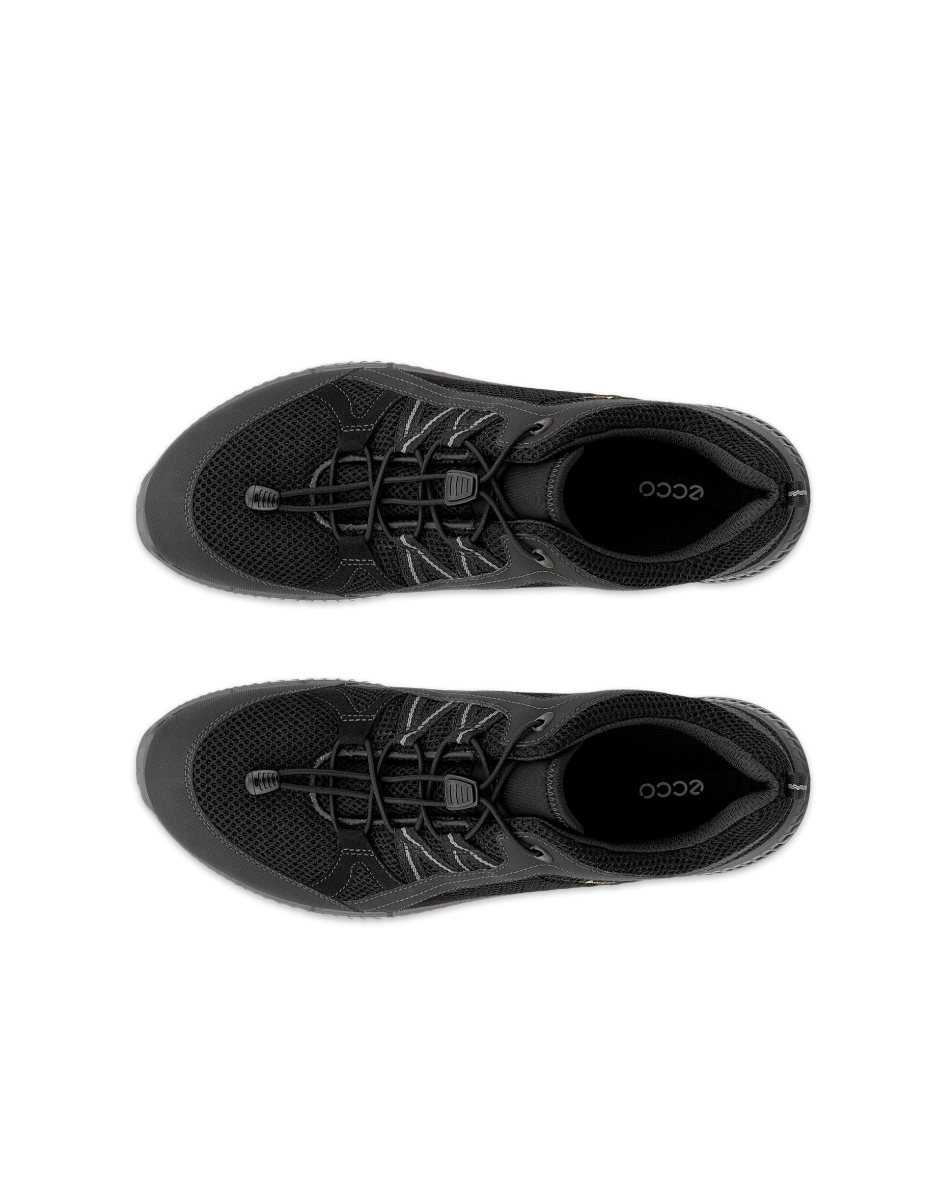 Men's ECCO® Terracruise II Textile Gore-Tex Shoe - Black - Top left pair