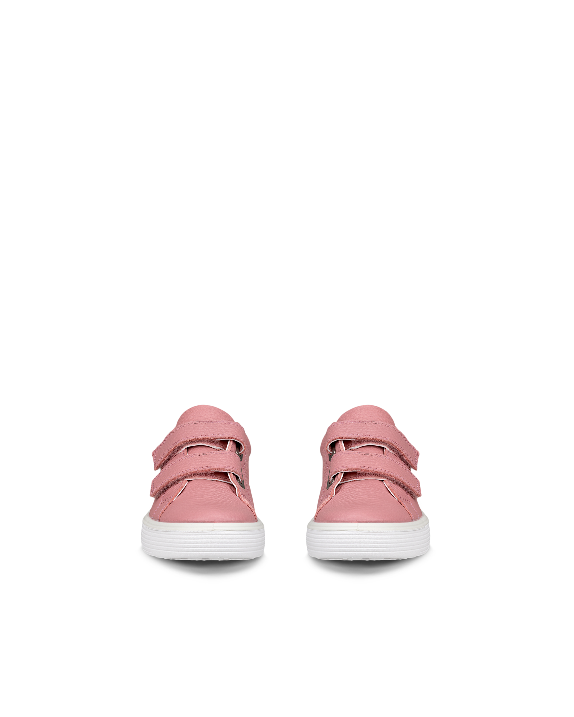 ECCO® Soft 60 Kinder Ledersneaker - Rosa - Front pair