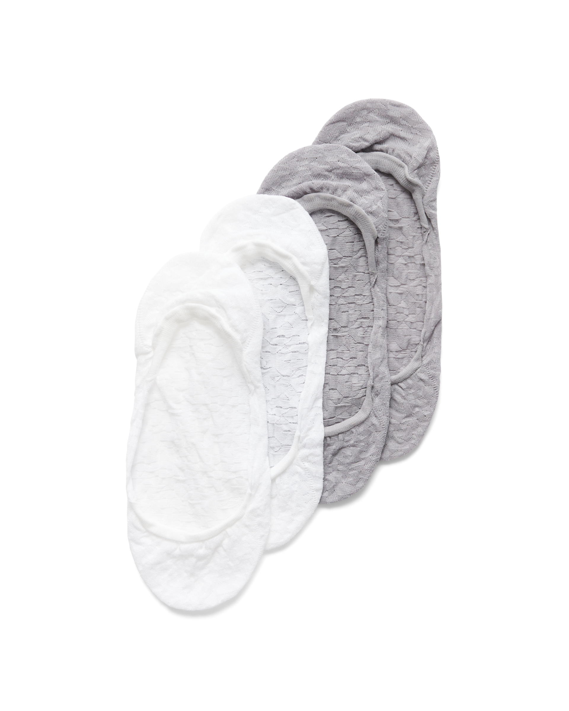 ECCO Footies (2 Pairs Pack) — Gray