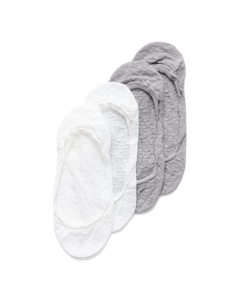 ECCO Footies (2 Pairs Pack) — Gray 1