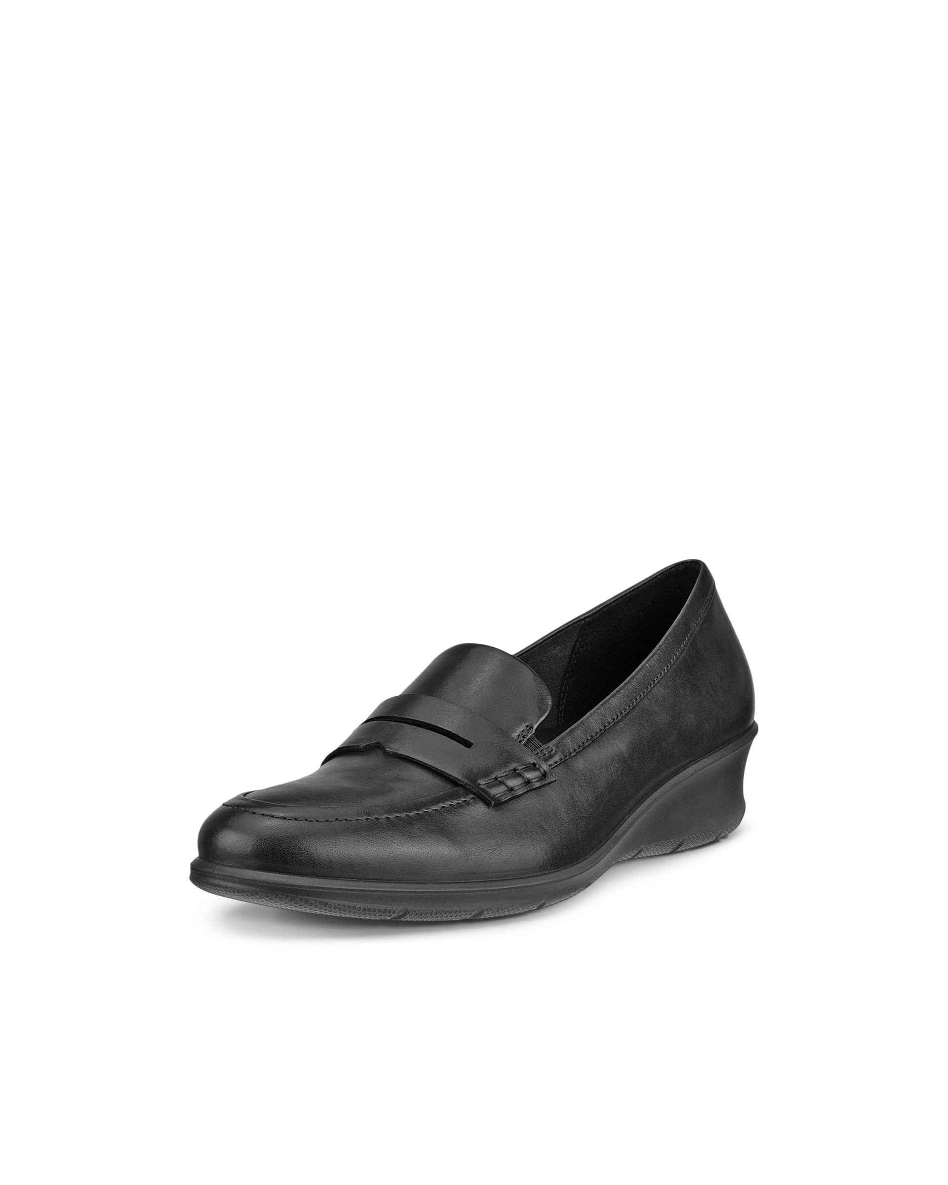 ECCO FELICIA ウィメンズ レザーローファー - ブラック - Main