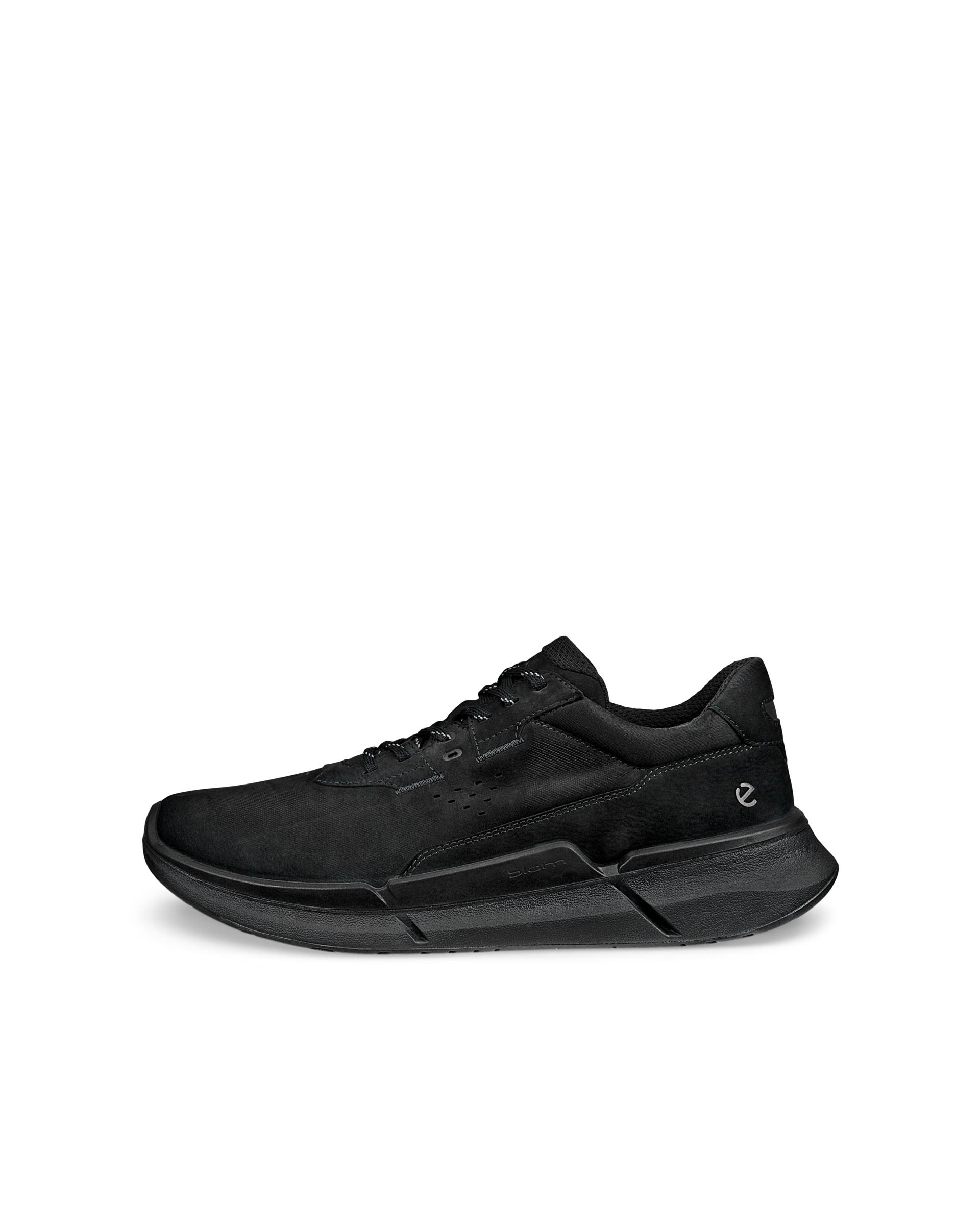 Men's ECCO® BIOM 2.2 Nubuck Trainer - Black - Outside