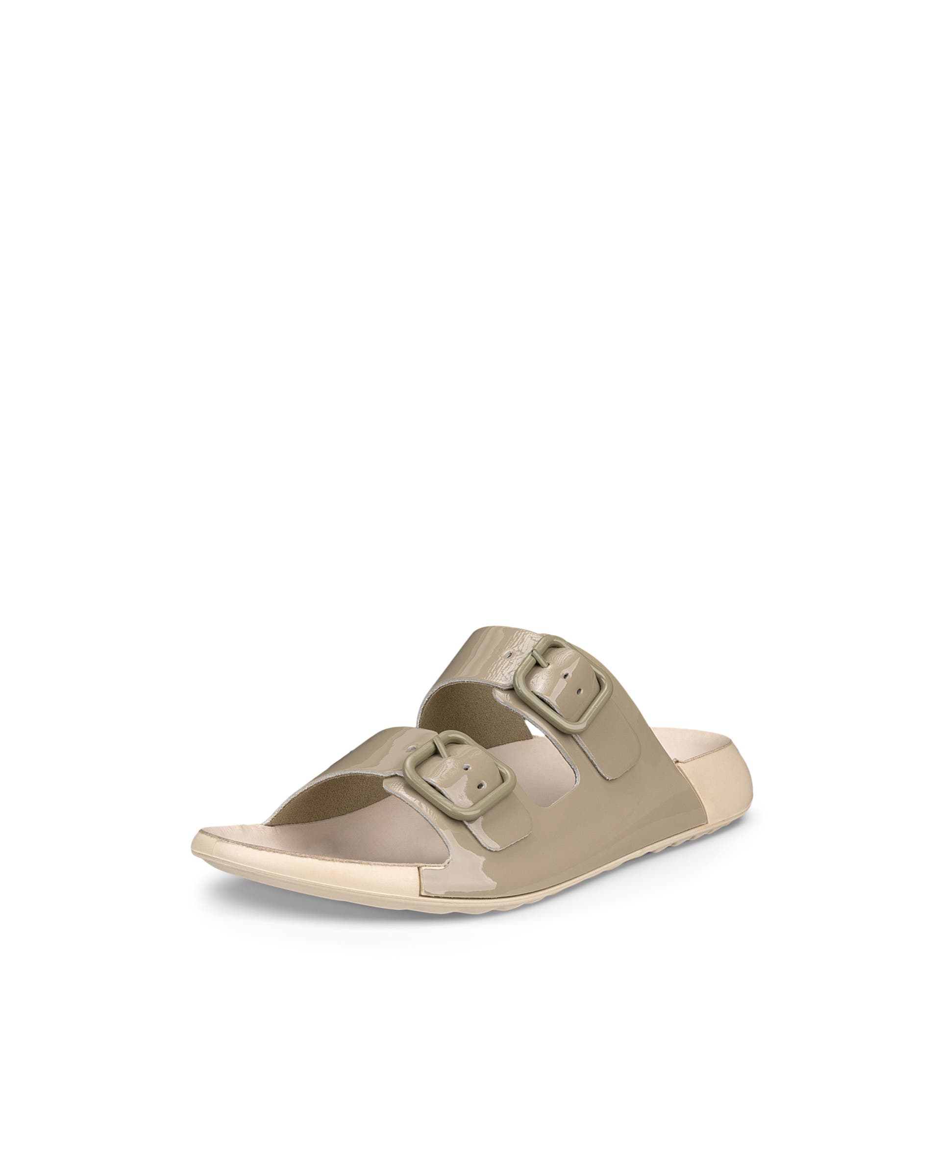 ECCO Cozmo Sandal ウィメンズ レザー2ストラップサンダル - グリーン - Main