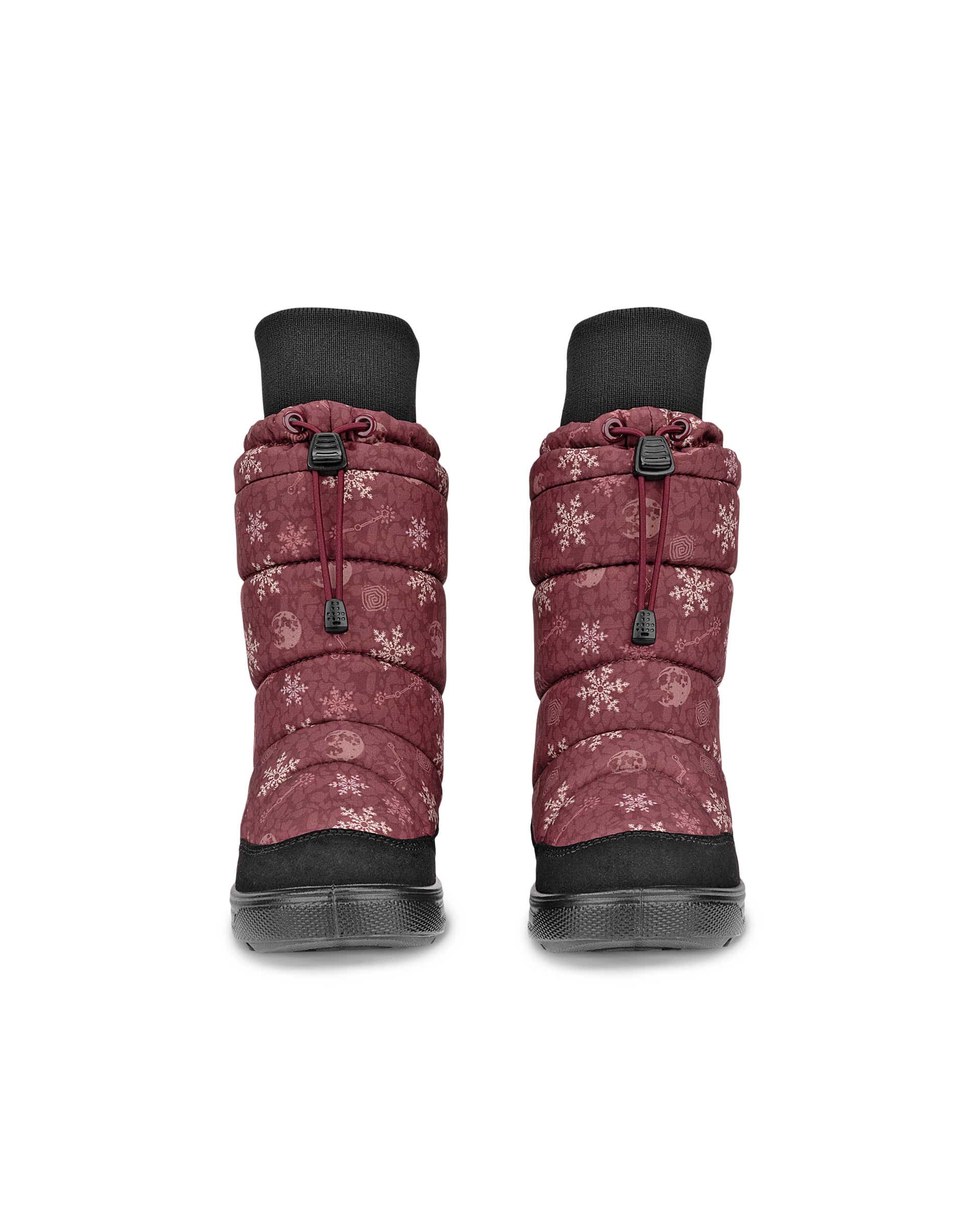 ECCO® URBAN SNOWBOARDER Kinder Wasserdichte Winterstiefel aus Textil - Mehrfarbig - Front pair