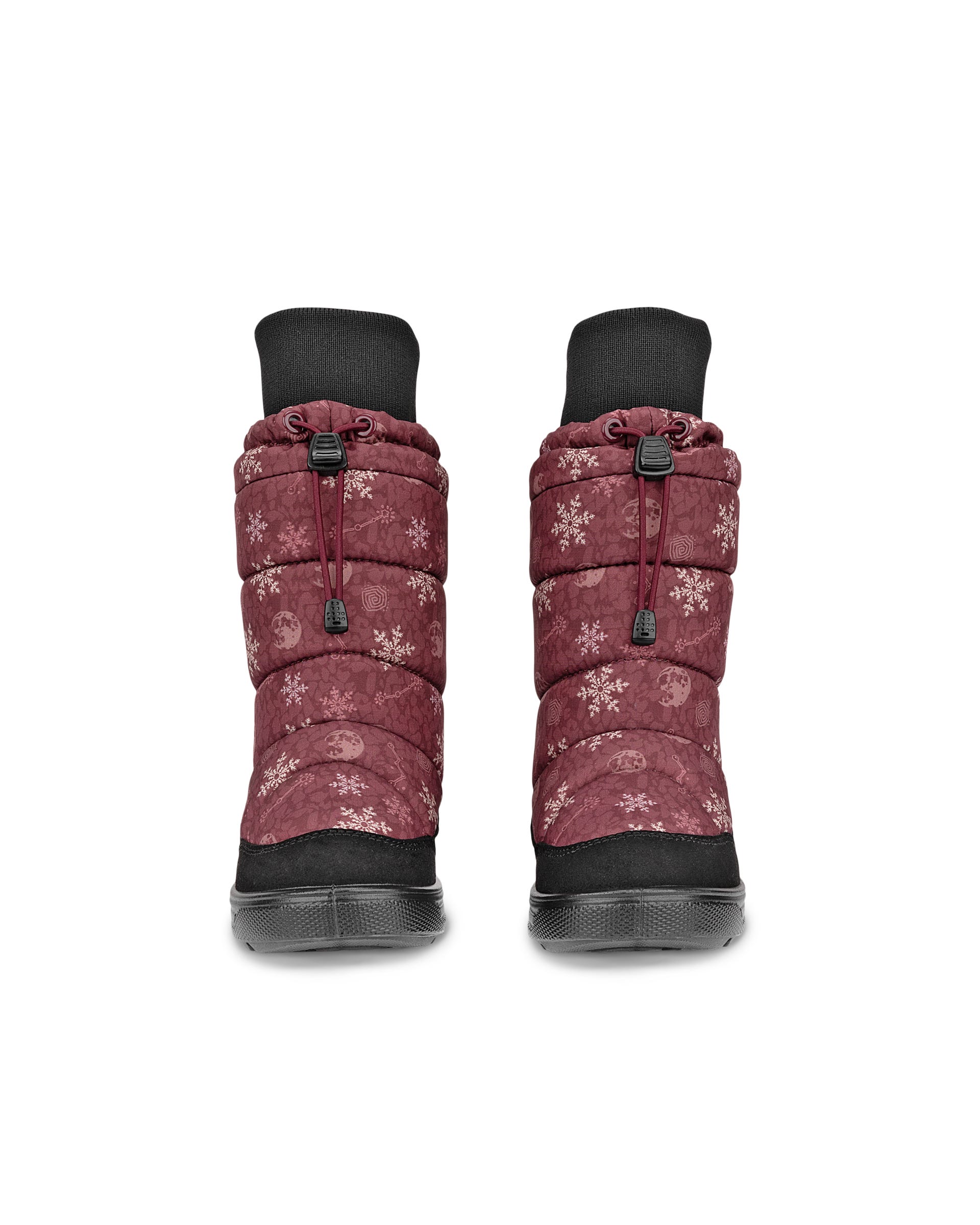 ECCO® URBAN SNOWBOARDER Kinder Wasserdichte Winterstiefel aus Textil - Mehrfarbig - Front pair