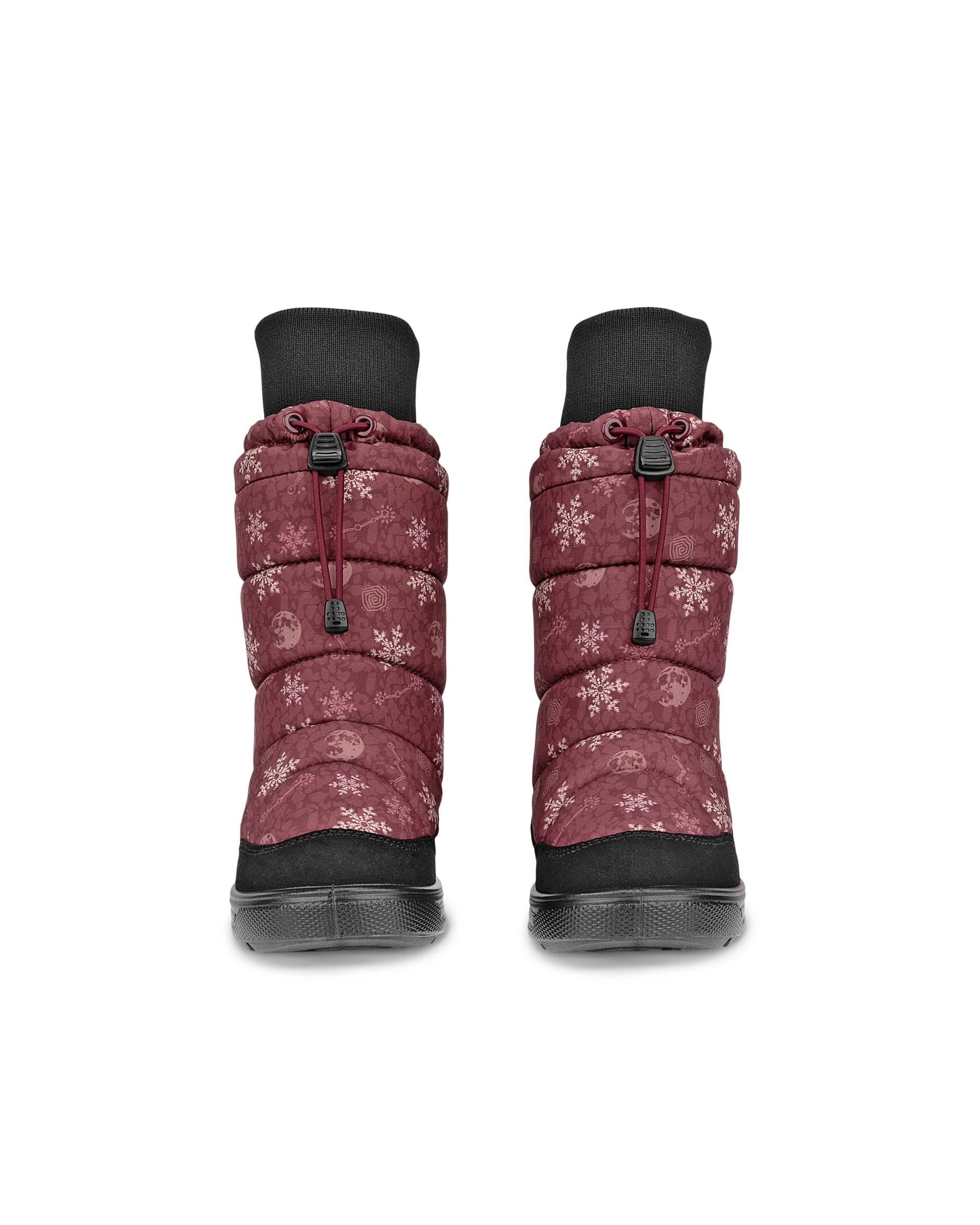 ECCO® URBAN SNOWBOARDER vinterstøvle i vandtæt i tekstil til børn - Flerfarvet - Front pair