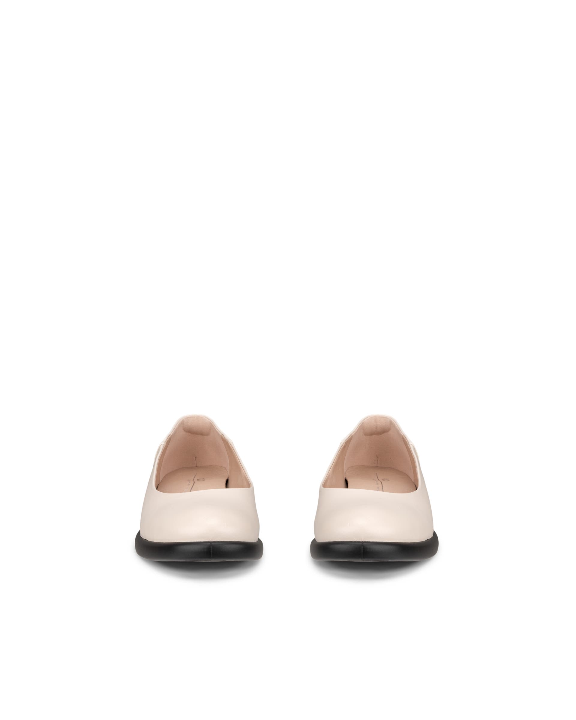 ECCO® Sculpted LX Damen Lederballerina - Beige - Front pair