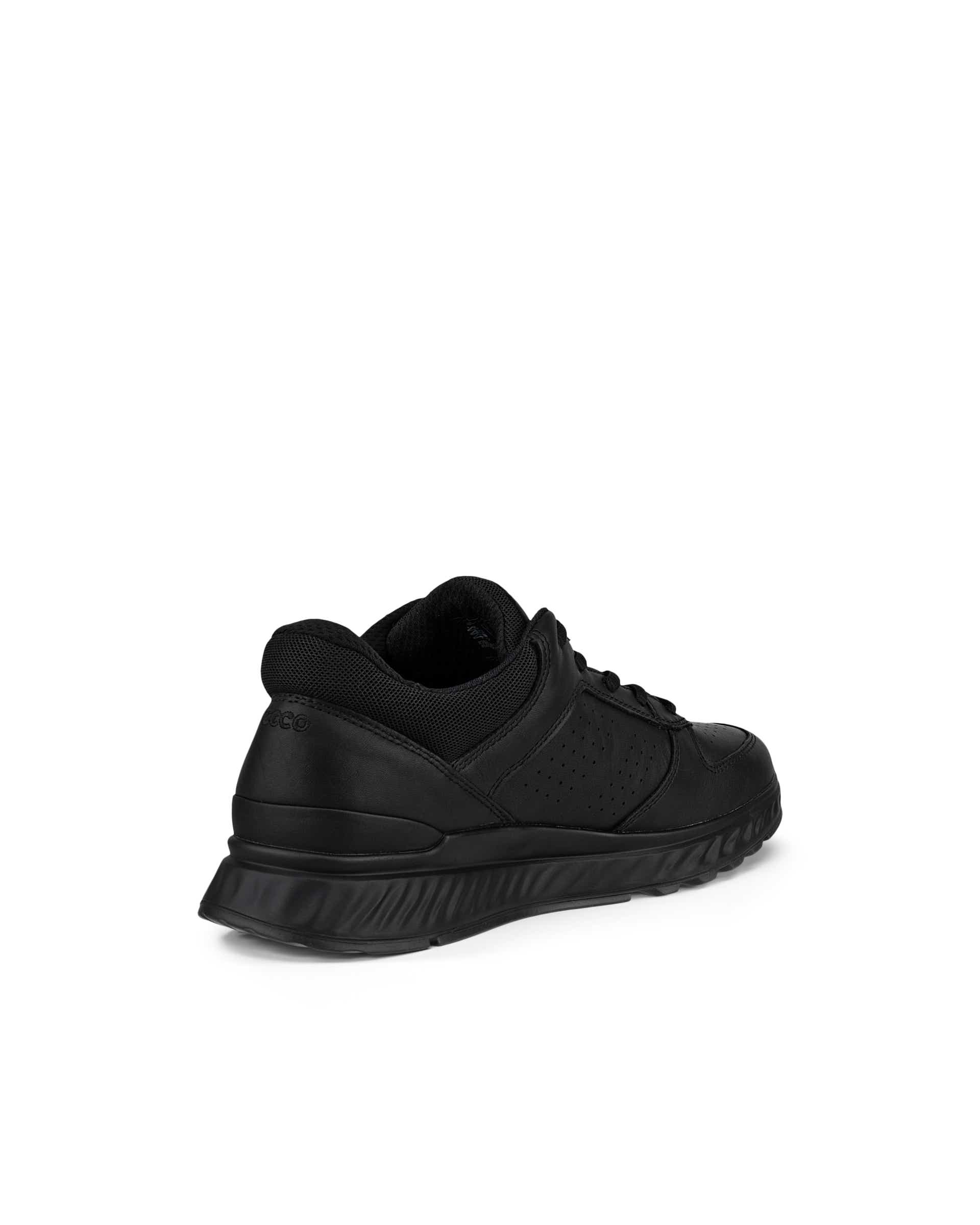 ECCO® Exostride Dames leren sneaker - Zwart - Back