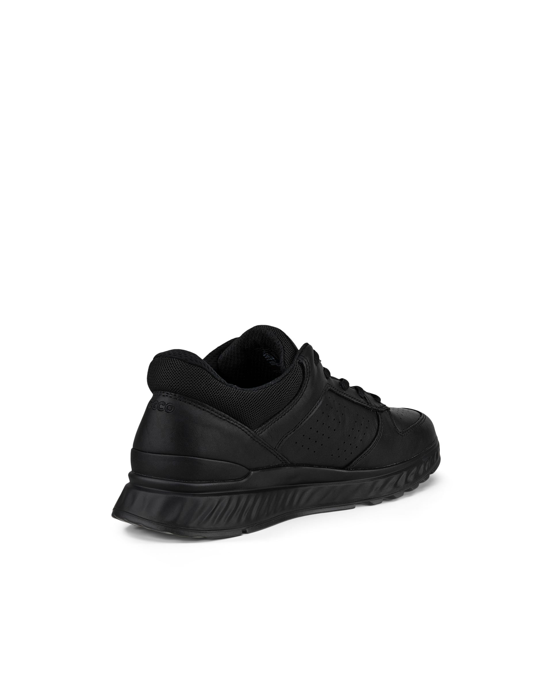 ECCO® Exostride Dames leren sneaker - Zwart - Back